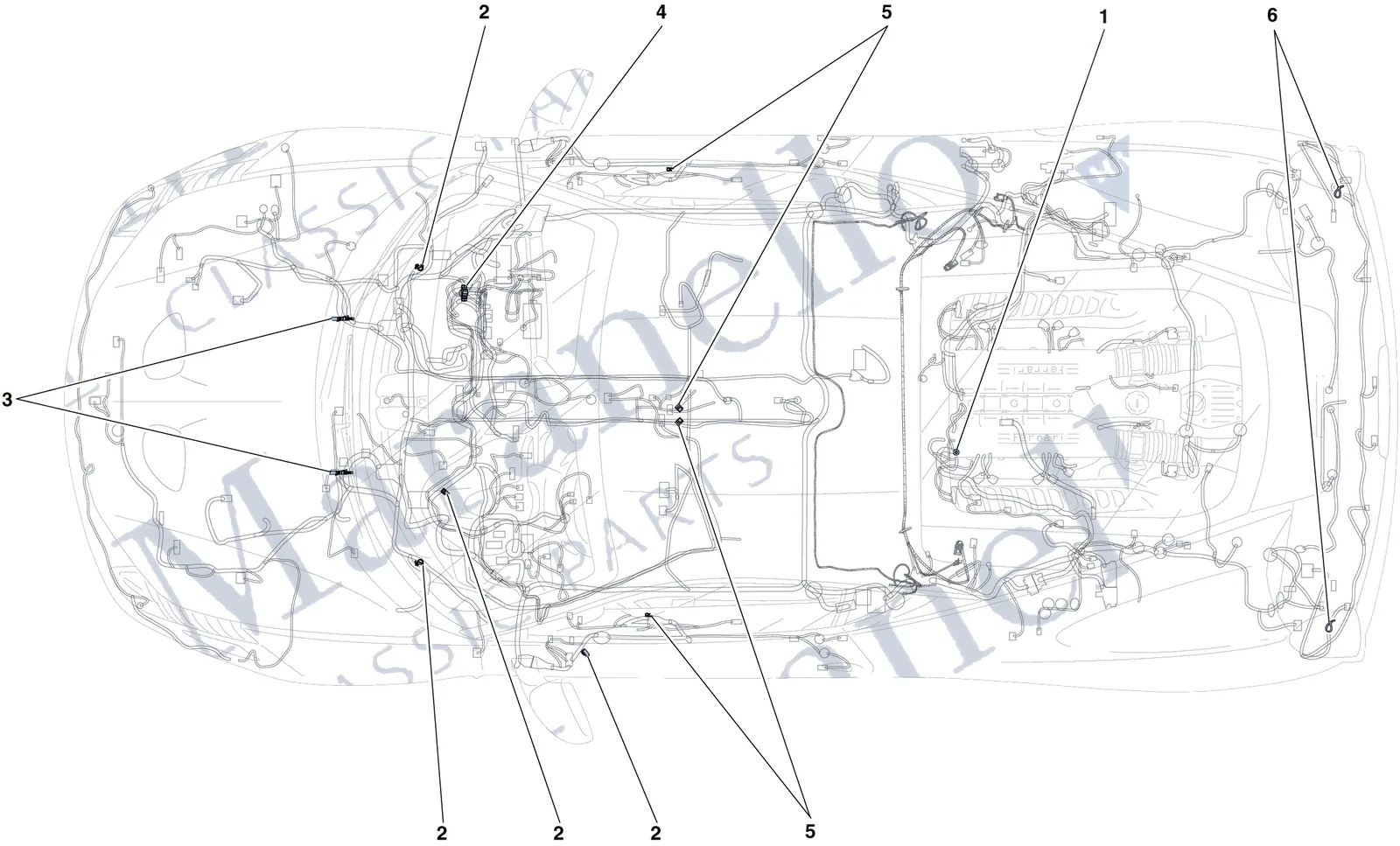 Various Fastenings For The Electrical System