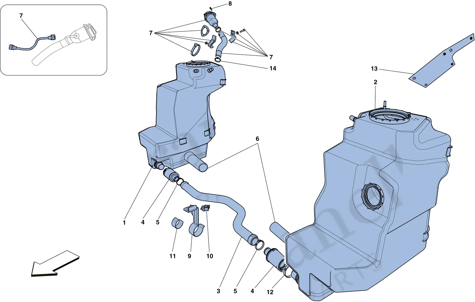 Fuel Tanks And Filler Neck