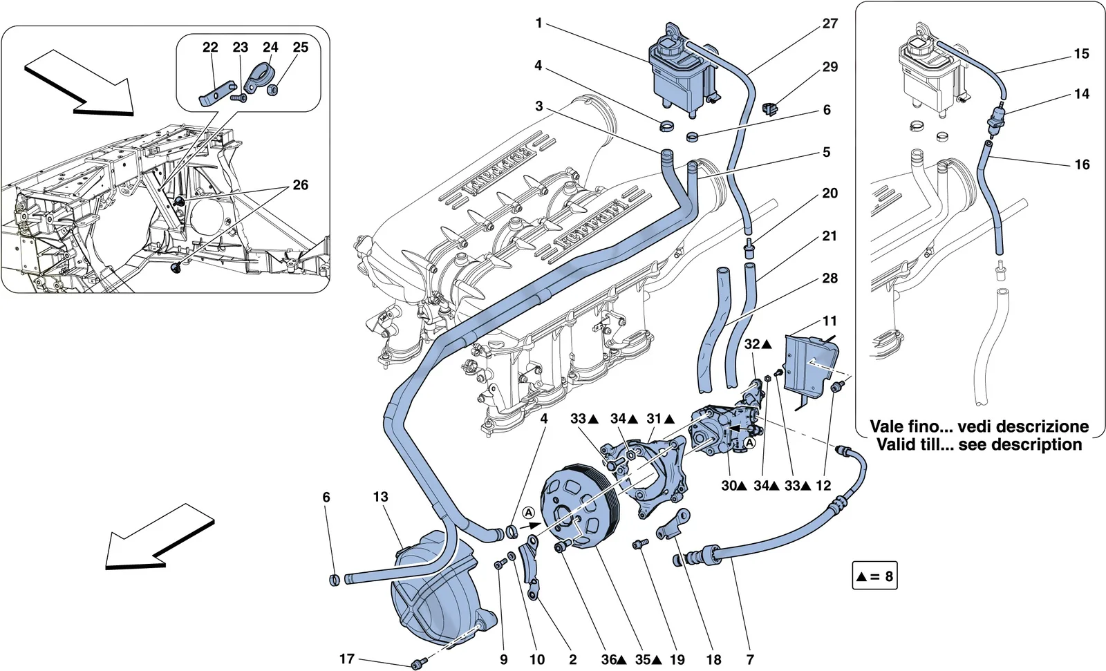 Power Steering Pump And Reservoir