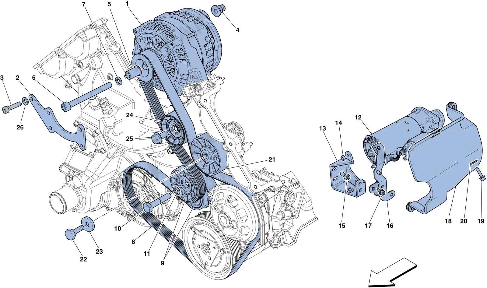 Alternator - Starter Motor