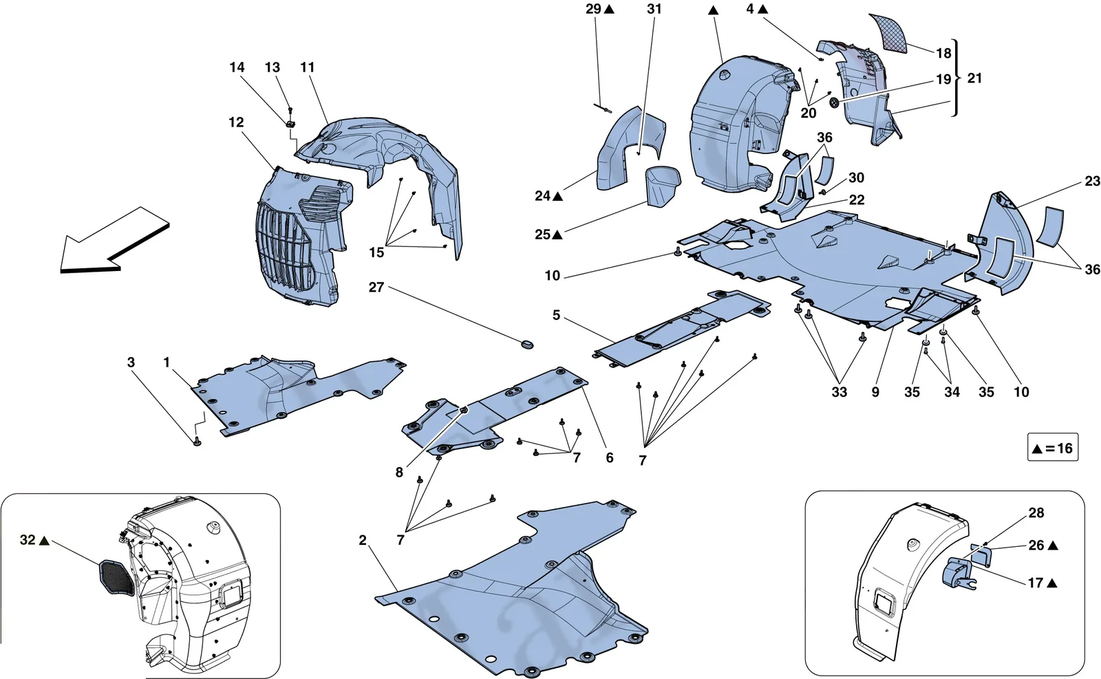 Flat Undertray And Wheelhouses