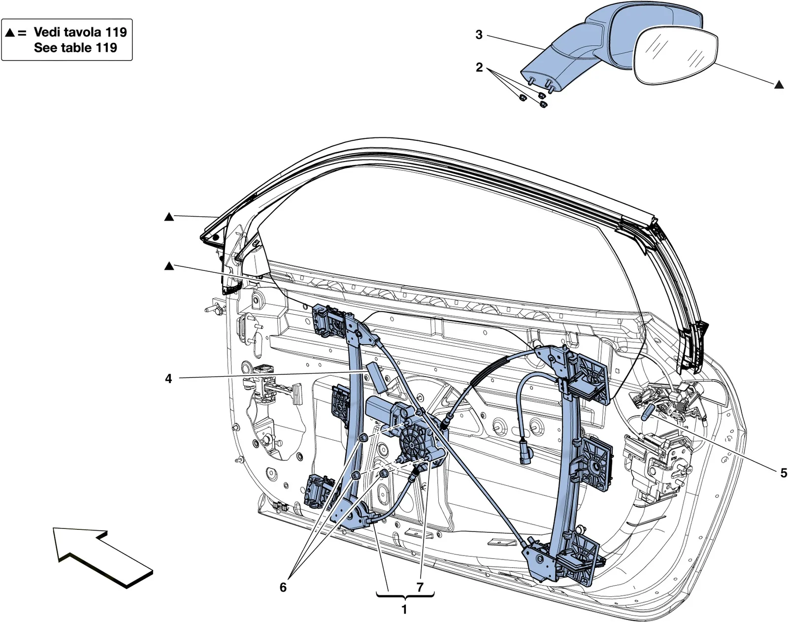 Doors - Power Windows And Rear-View Mirror