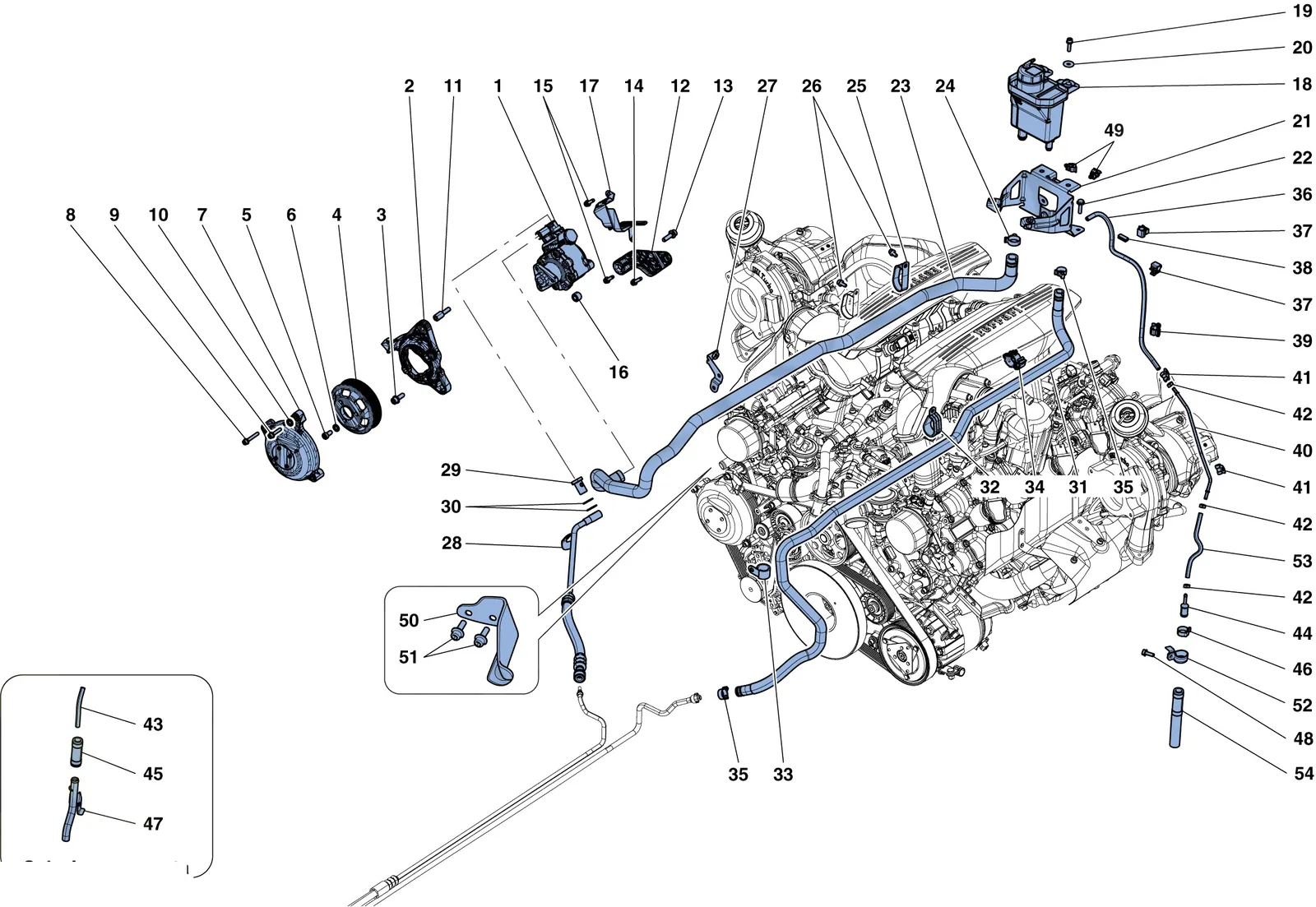 Power Steering Pump And Reservoir