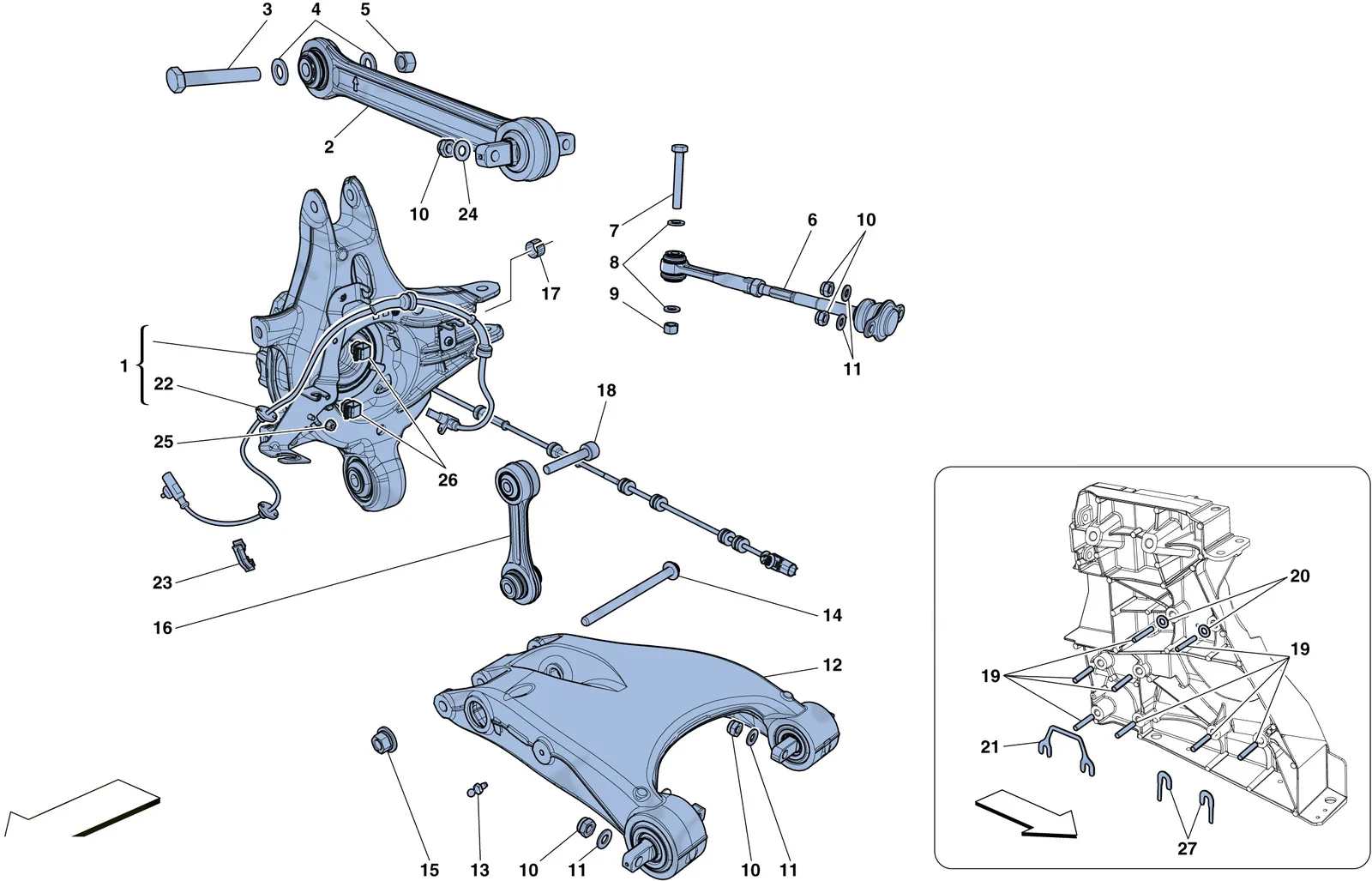 Rear Suspension - Arms