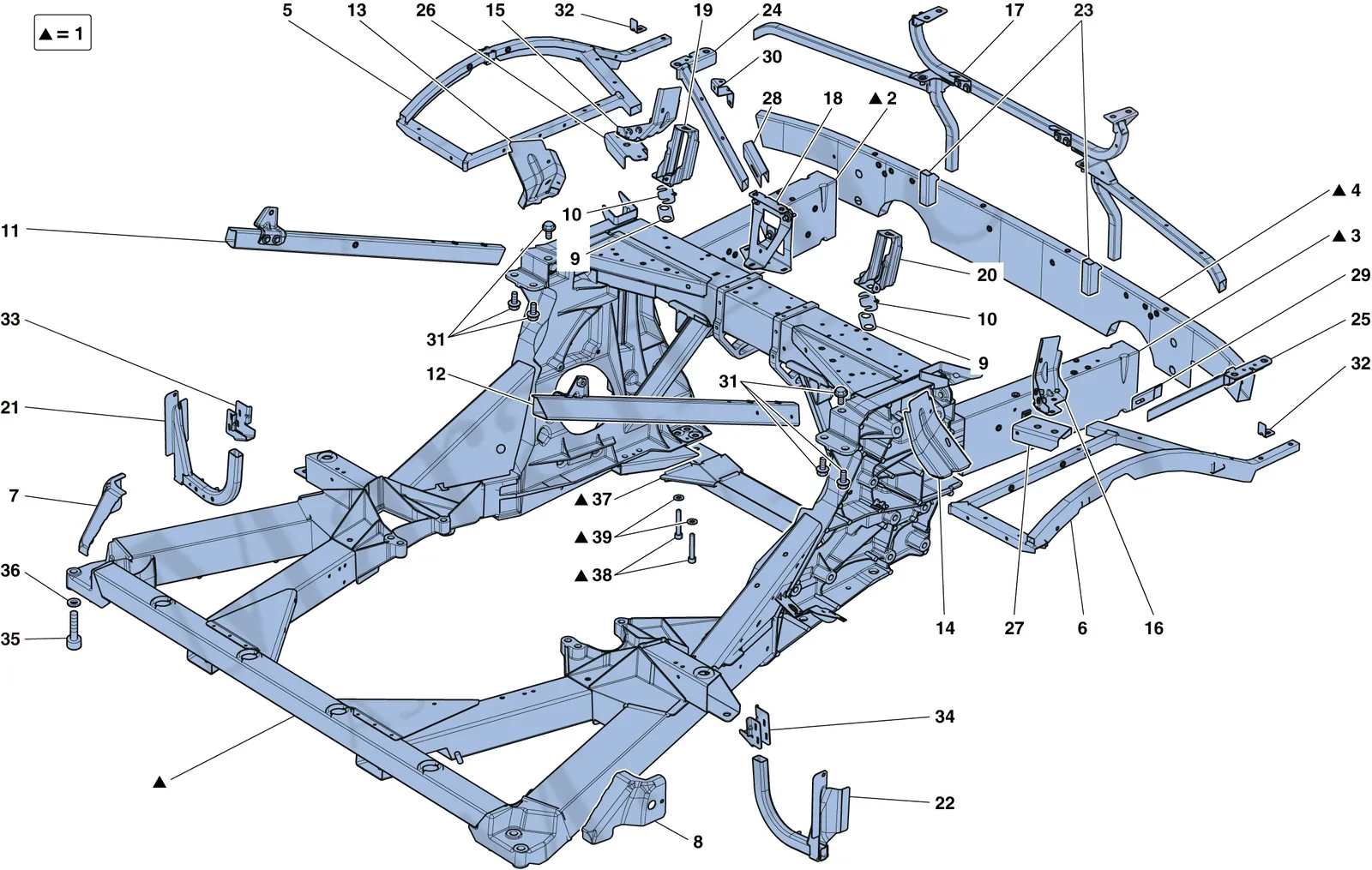 Chassis - Structure, Rear Elements And Panels