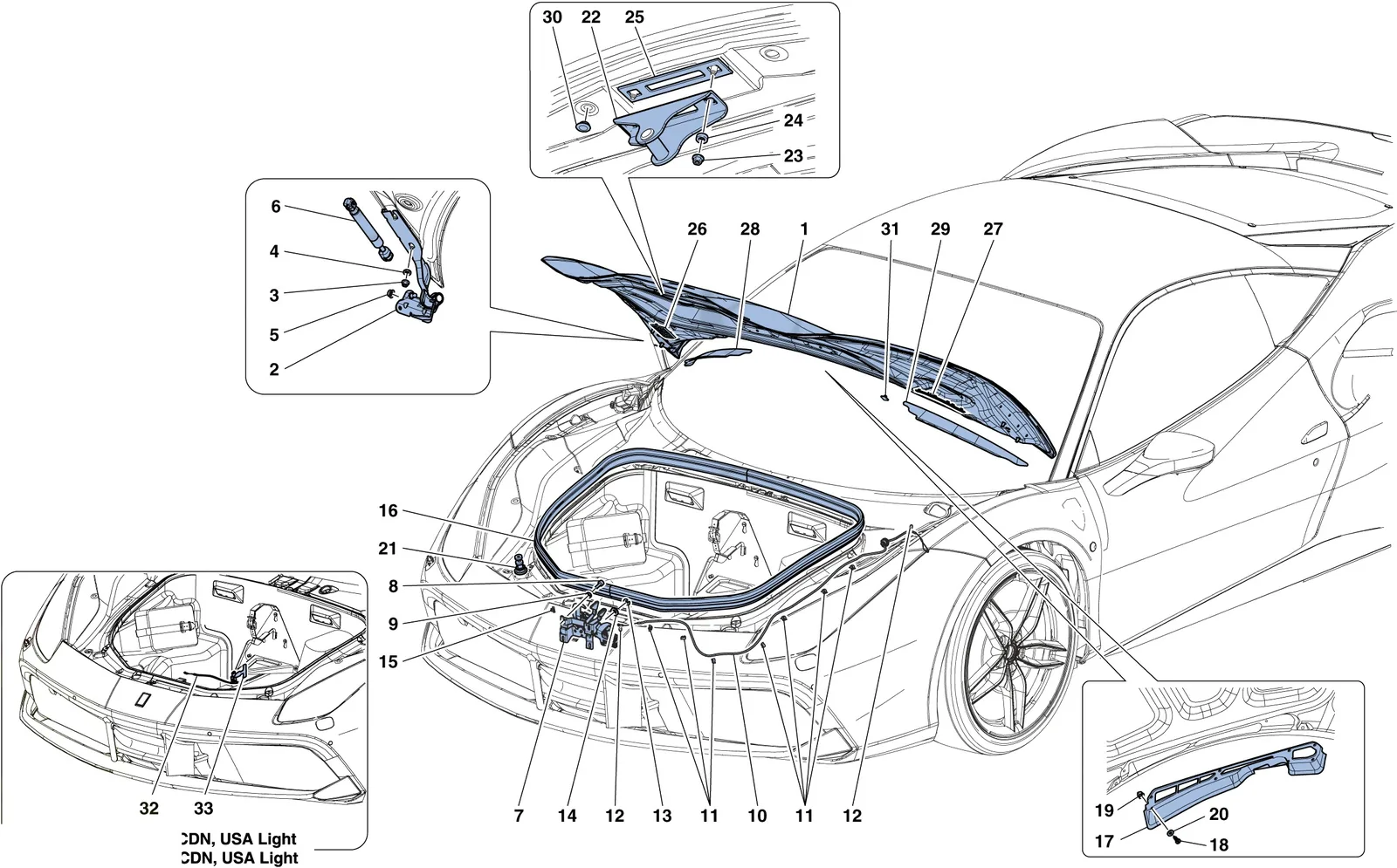 Front Lid And Opening Mechanism