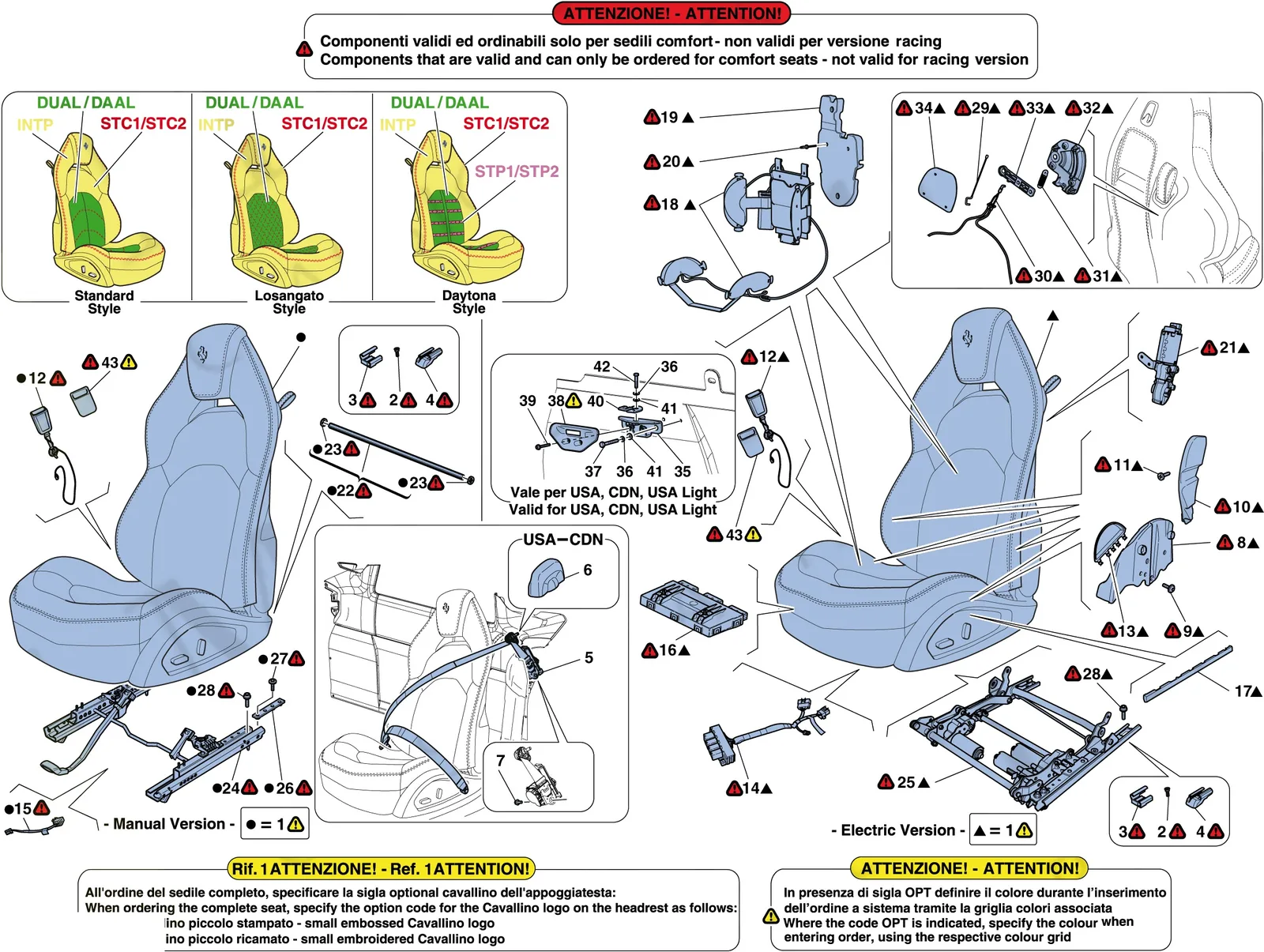 Seats - Seat Belts, Guides And Adjustment