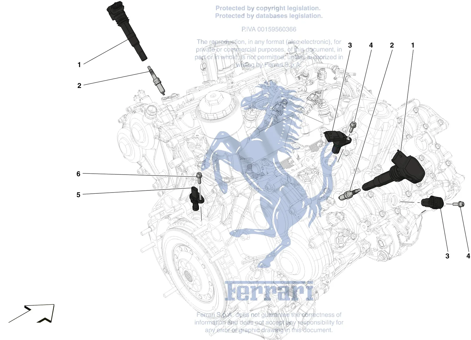 Ignition Coil, Spark Plugs And Sensors