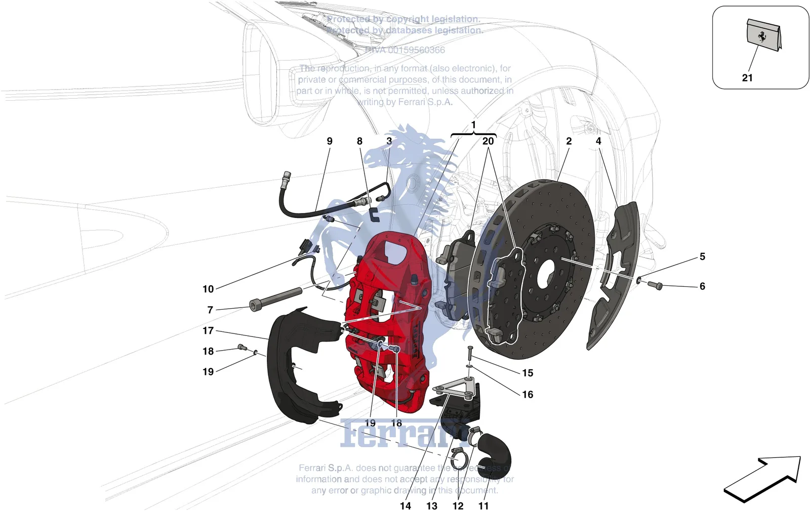 Front Suspension - Callipers And Discs