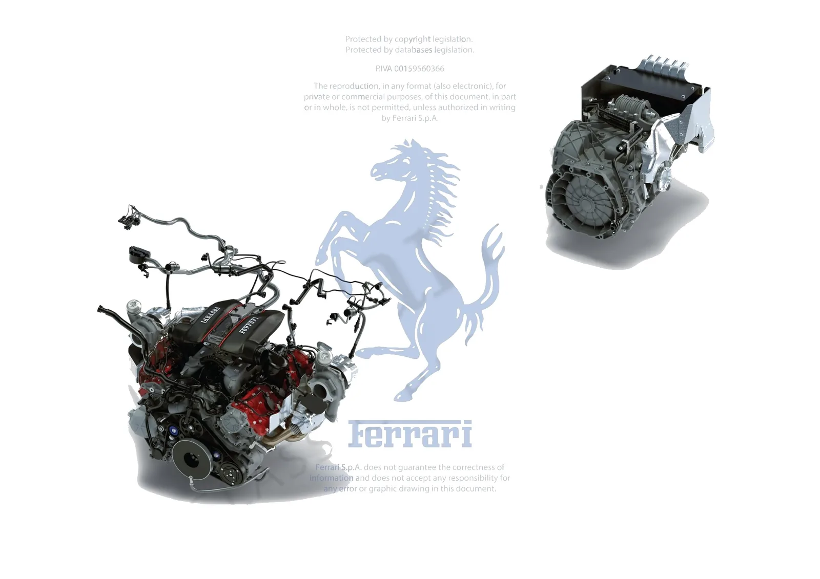 Ferrari 488 Pista [GENERAL] - A.01 - SPARE ASSEMBLY UNITS exploded diagram