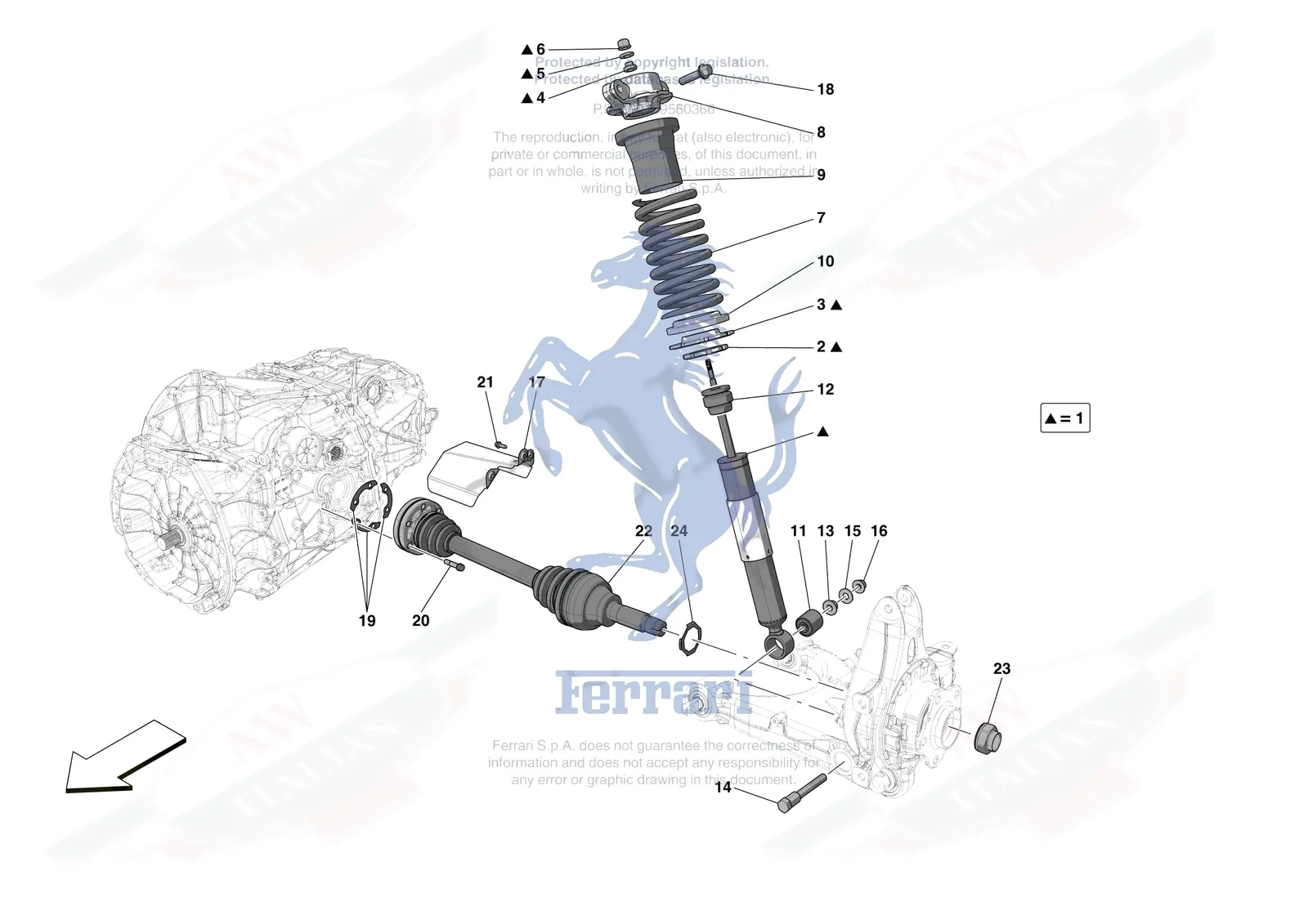 Ferrari 488 Pista [MECHANICAL SYSTEM] - D.27.01 - REAR SUSPENSION ...