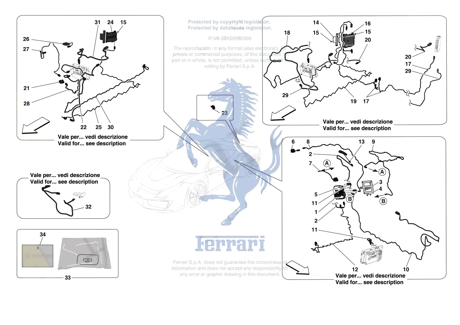 Ferrari 488 Pista [ELECTRICAL SYSTEM] - F.13 - DATA LOGGER SYSTEM exploded diagram