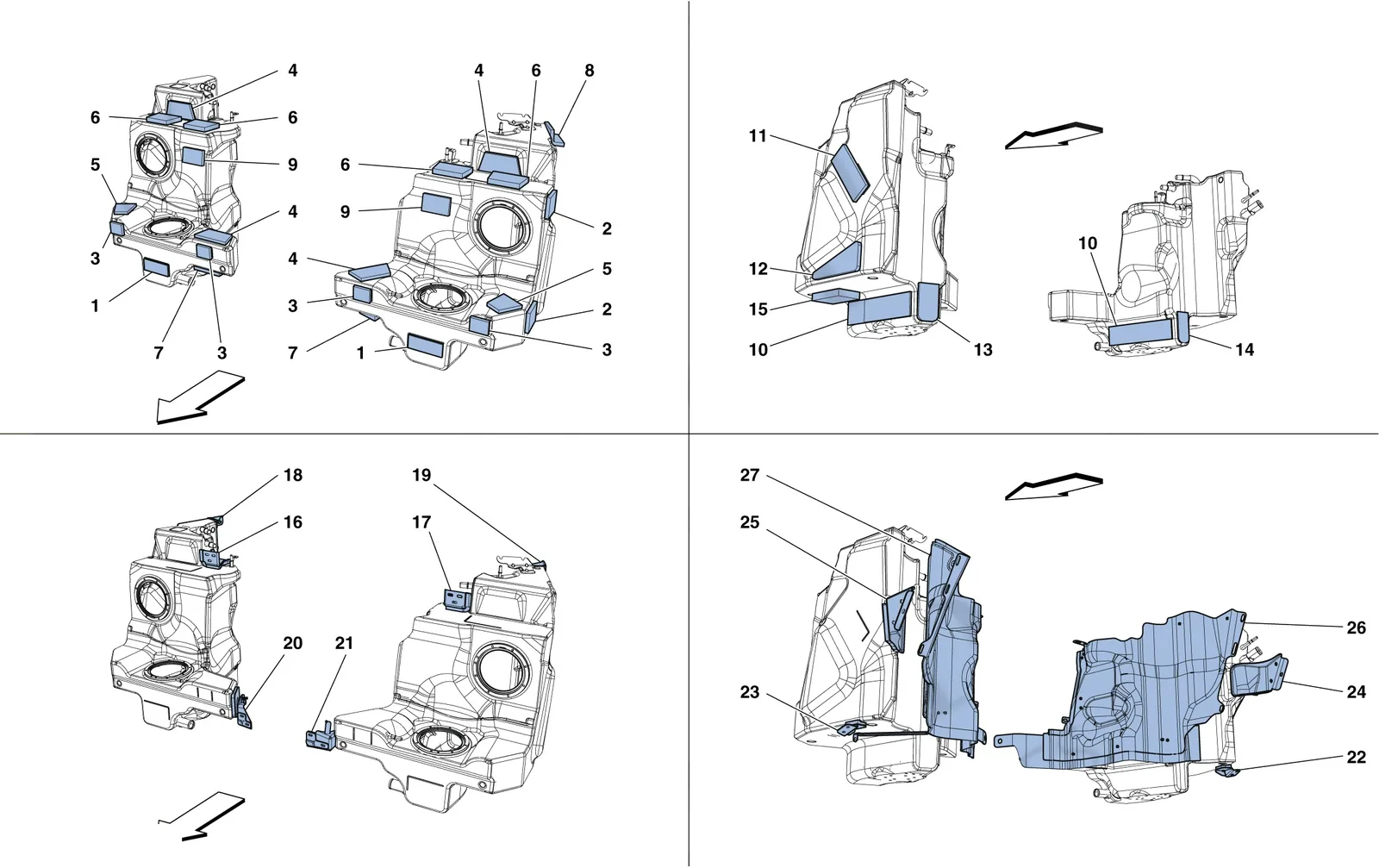 Fuel Tanks - Fasteners And Guards