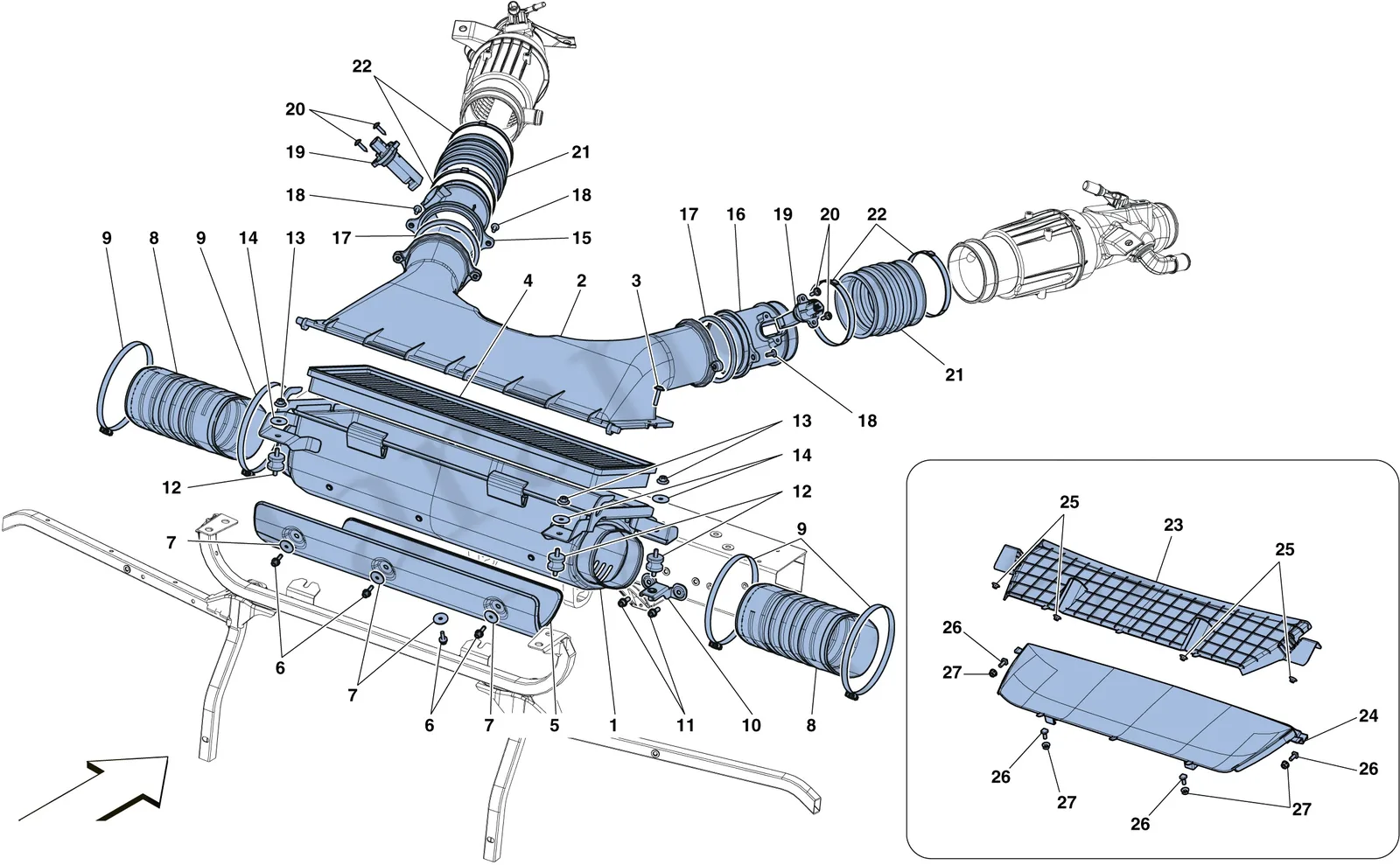 Air Filter, Air Intake And Ducts