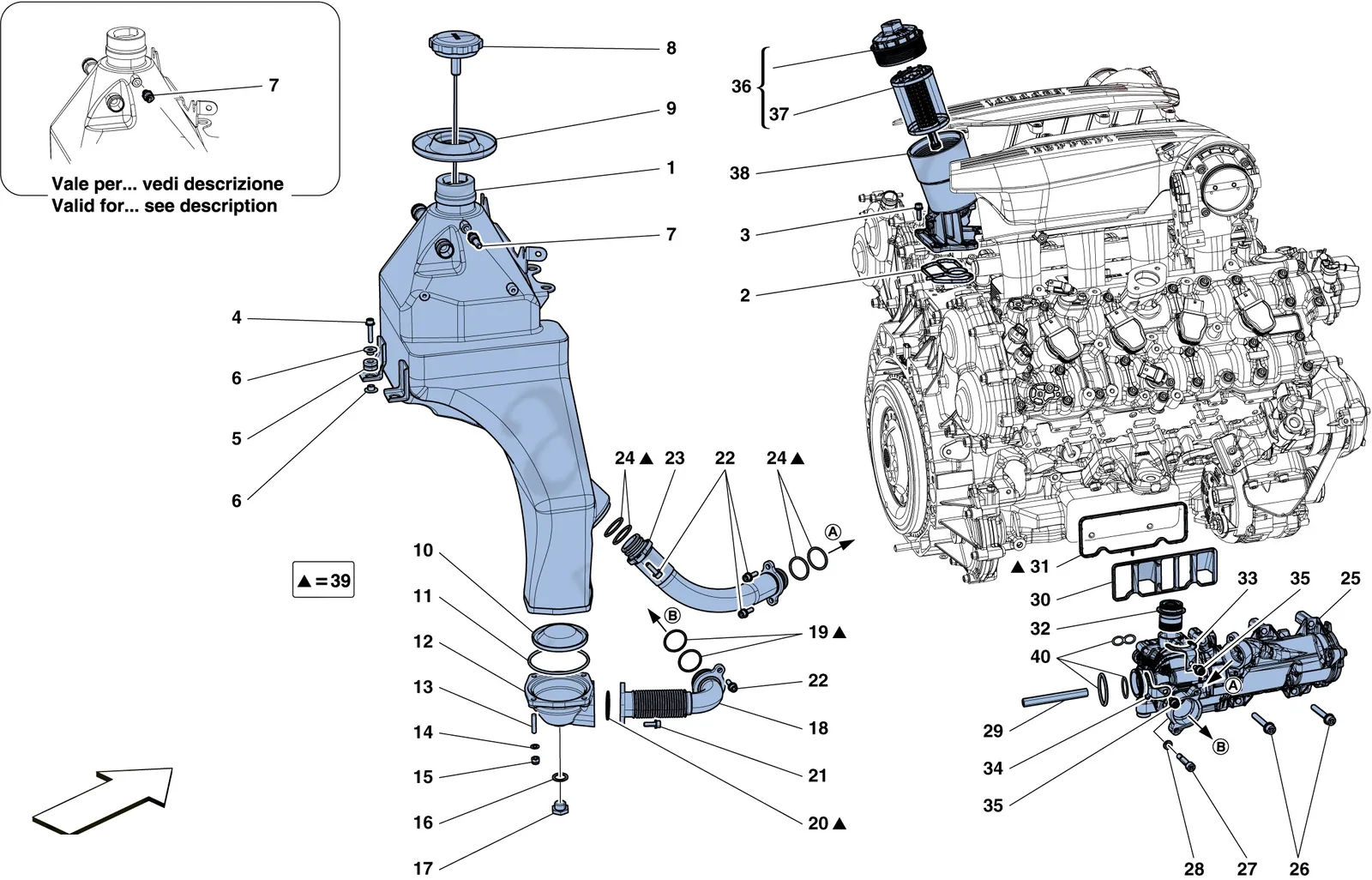 Lubrication System: Tank, Pump And Filter