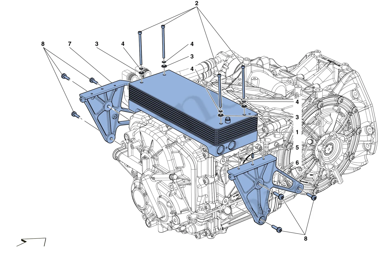 Gearbox Oil Cooling Radiators