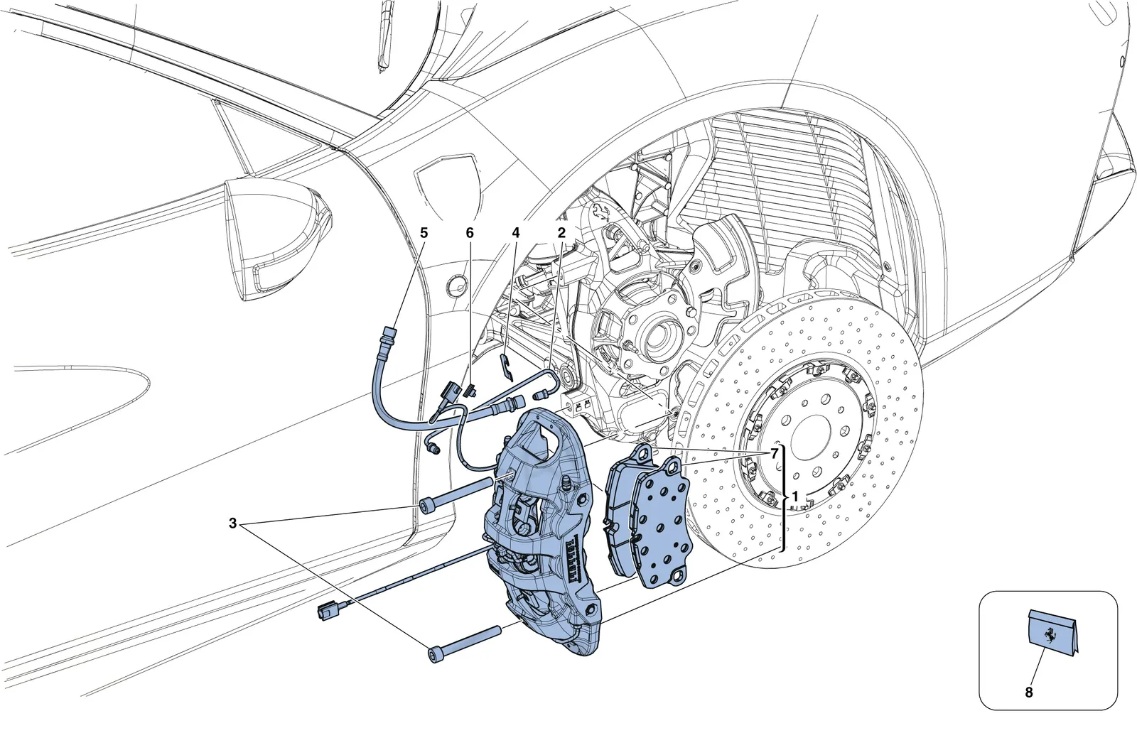 Front Brake Callipers