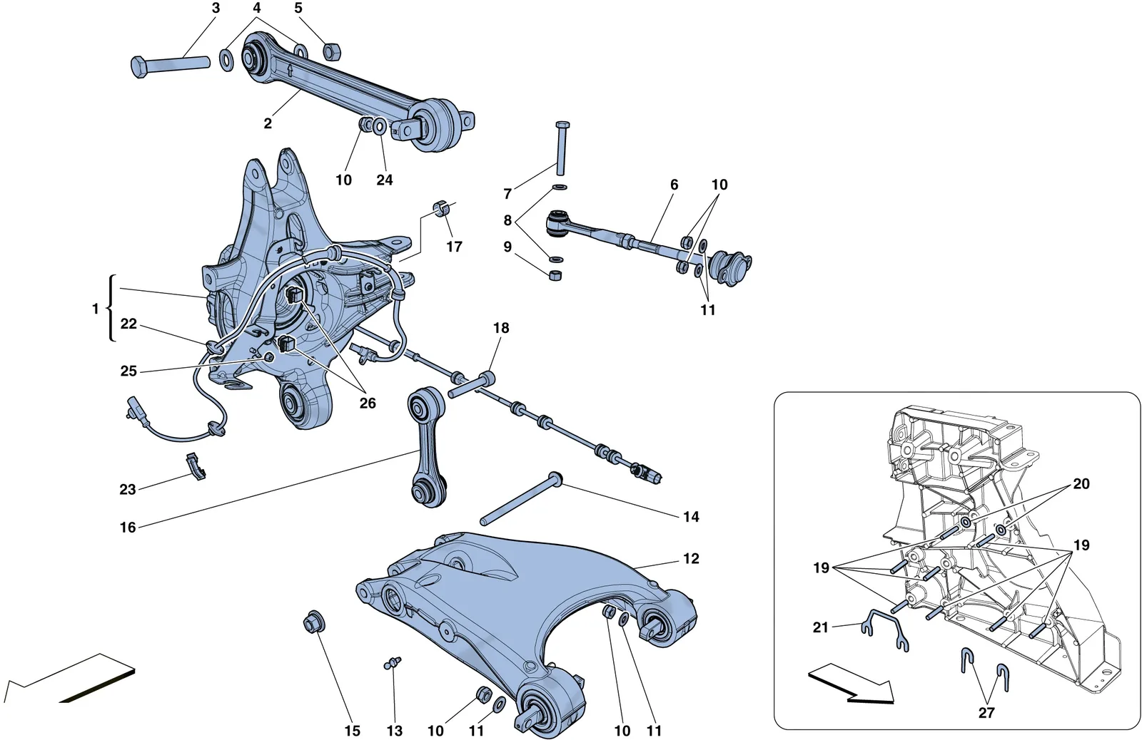 Rear Suspension - Arms