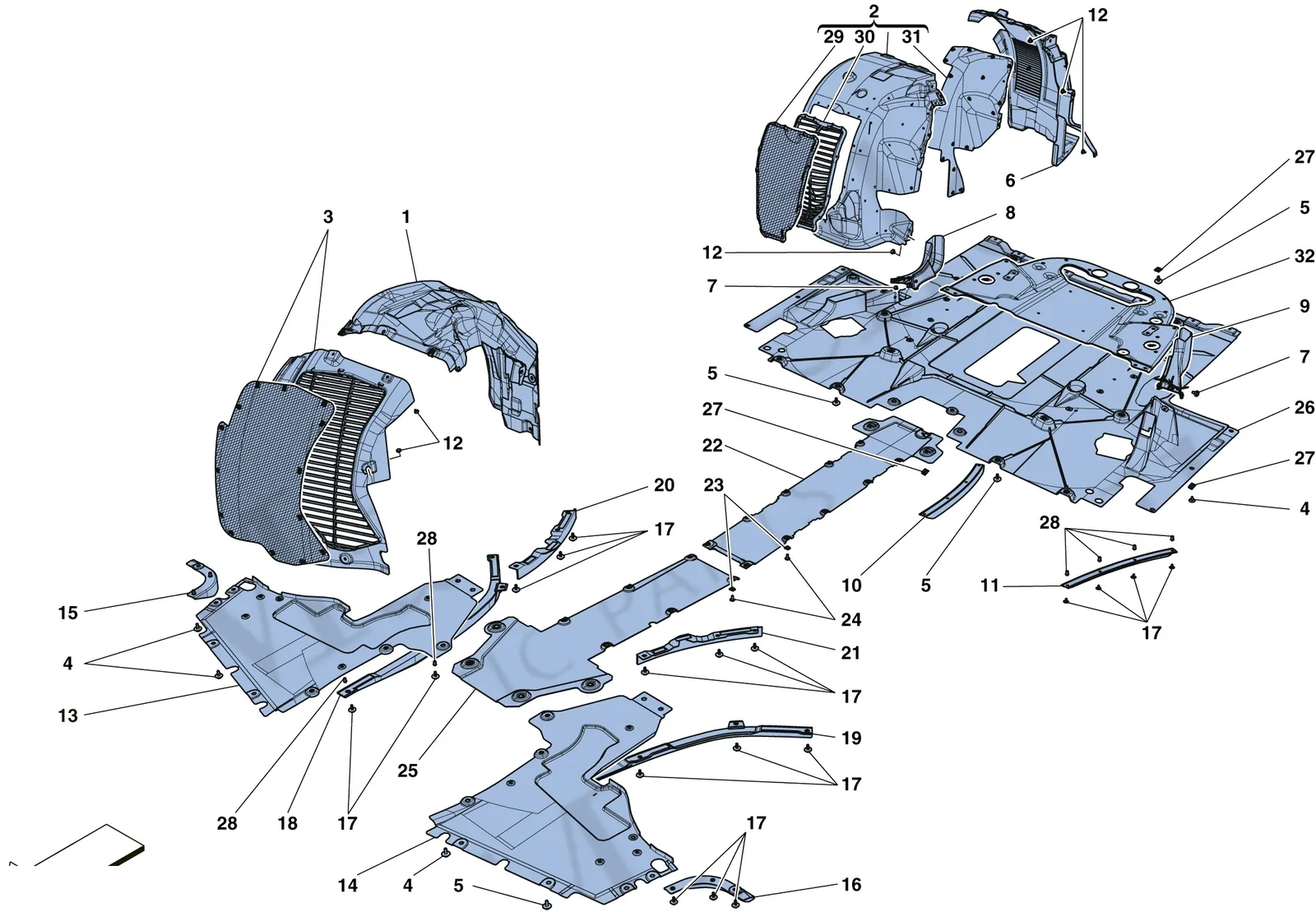 Flat Undertray And Wheelhouses