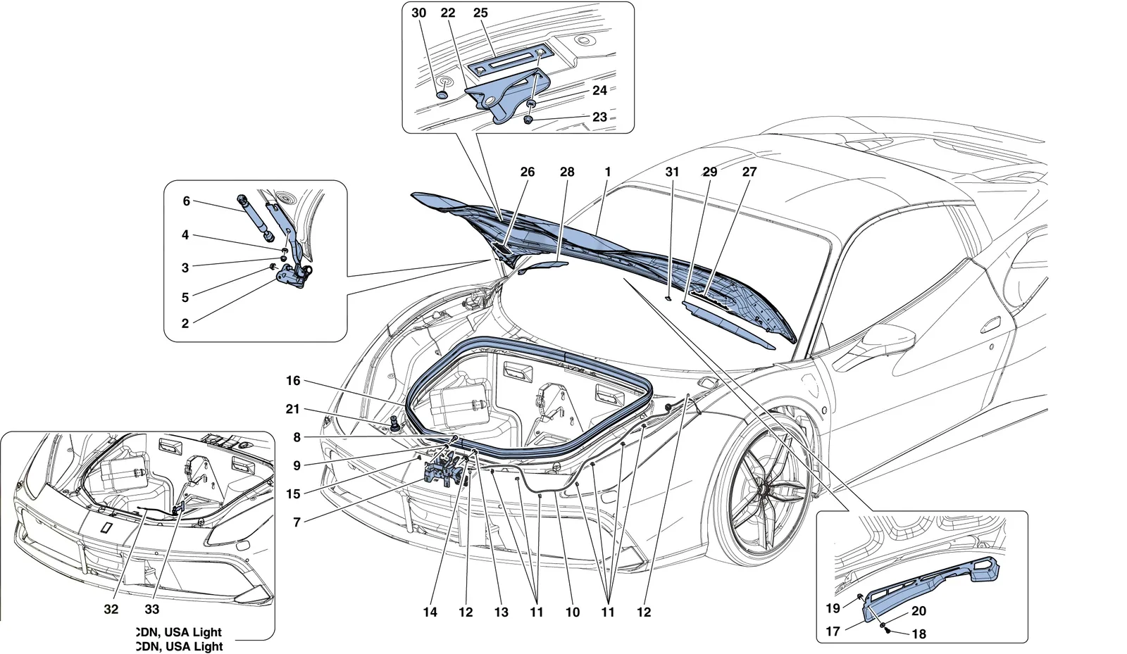 Front Lid And Opening Mechanism