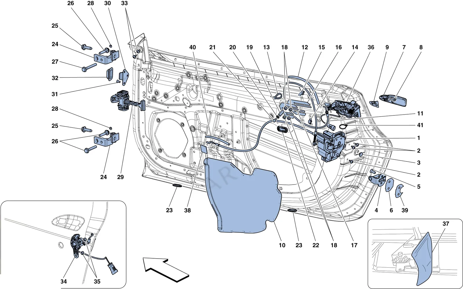 Doors - Opening Mechanisms And Hinges