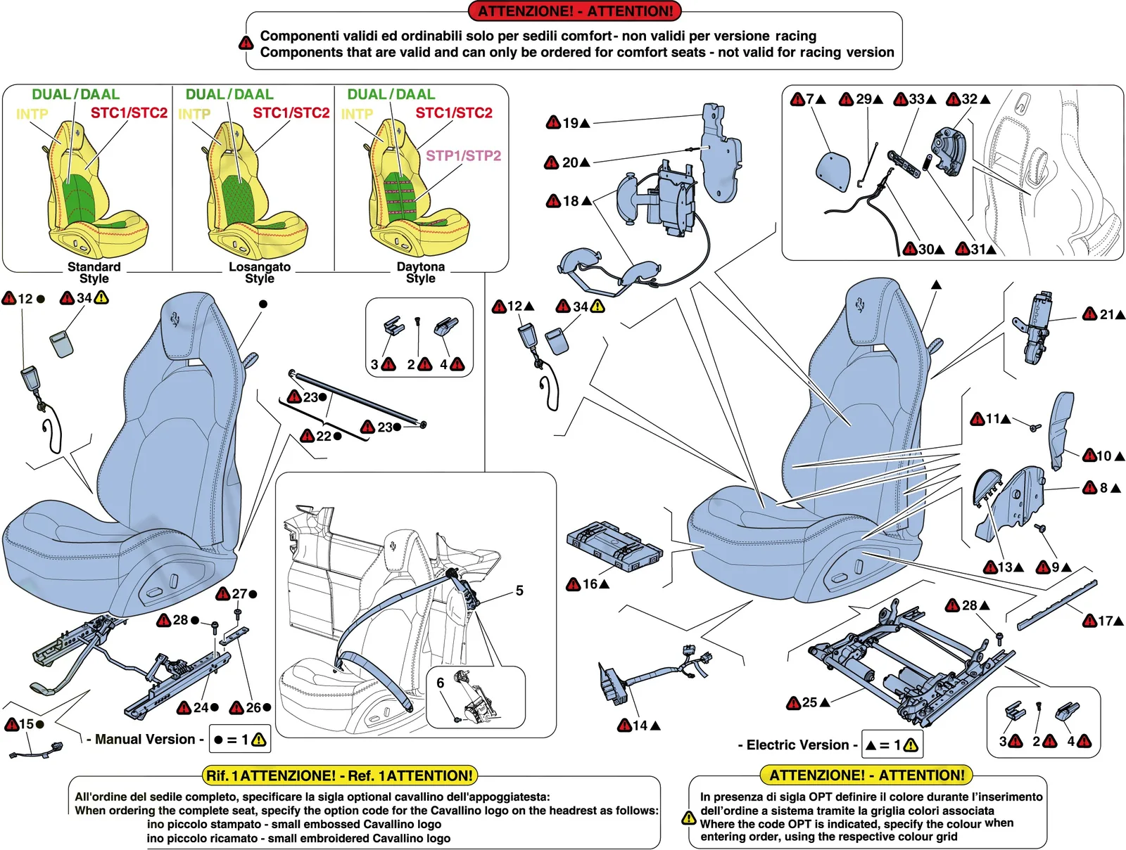 Seats - Seat Belts, Guides And Adjustment