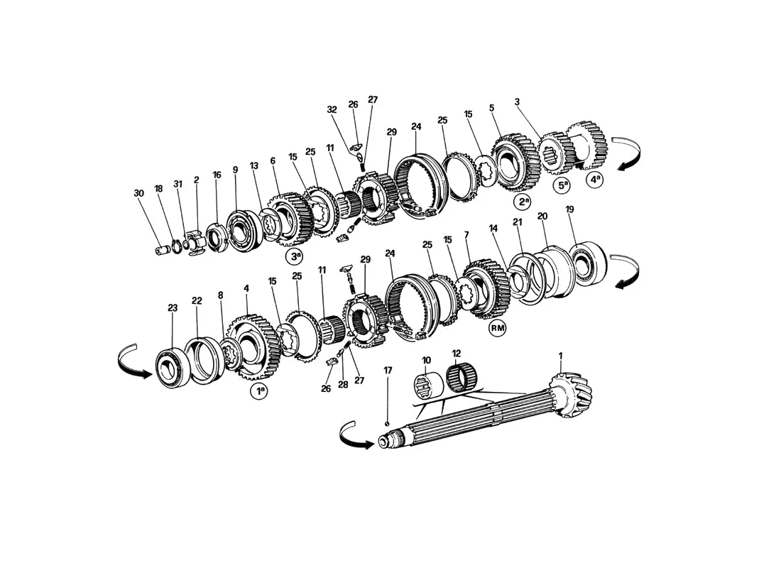 Lay Shaft Gears