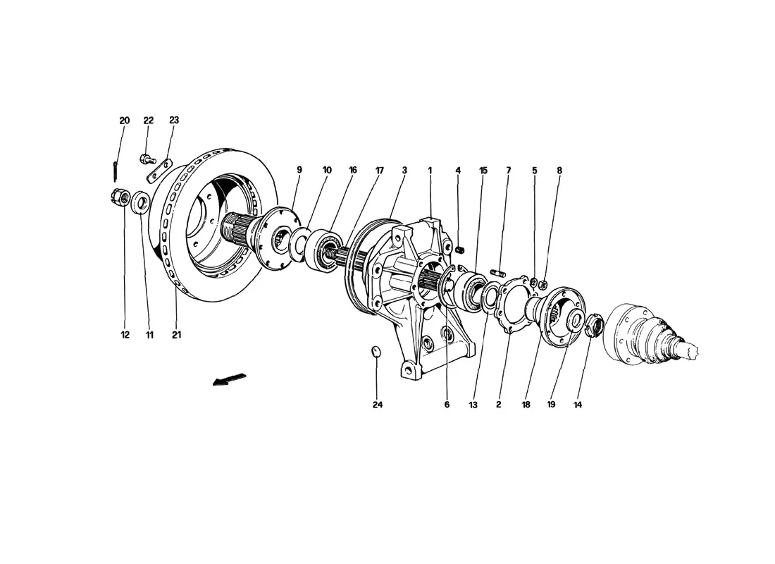 Rear Suspension - Hub And Brake Disc