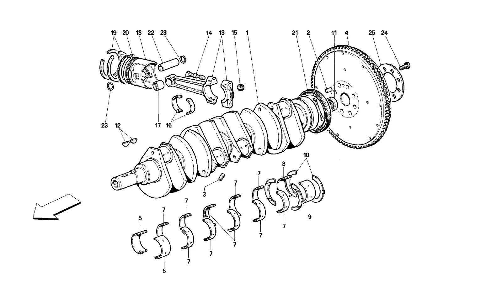 Crankshaft - Connecting Rods And Pistons