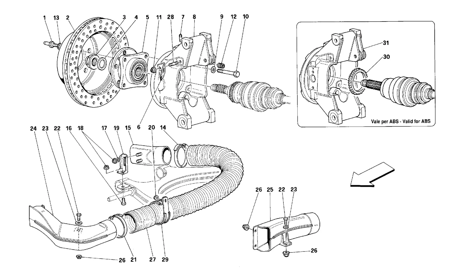 Rear Suspension - Brake Disc