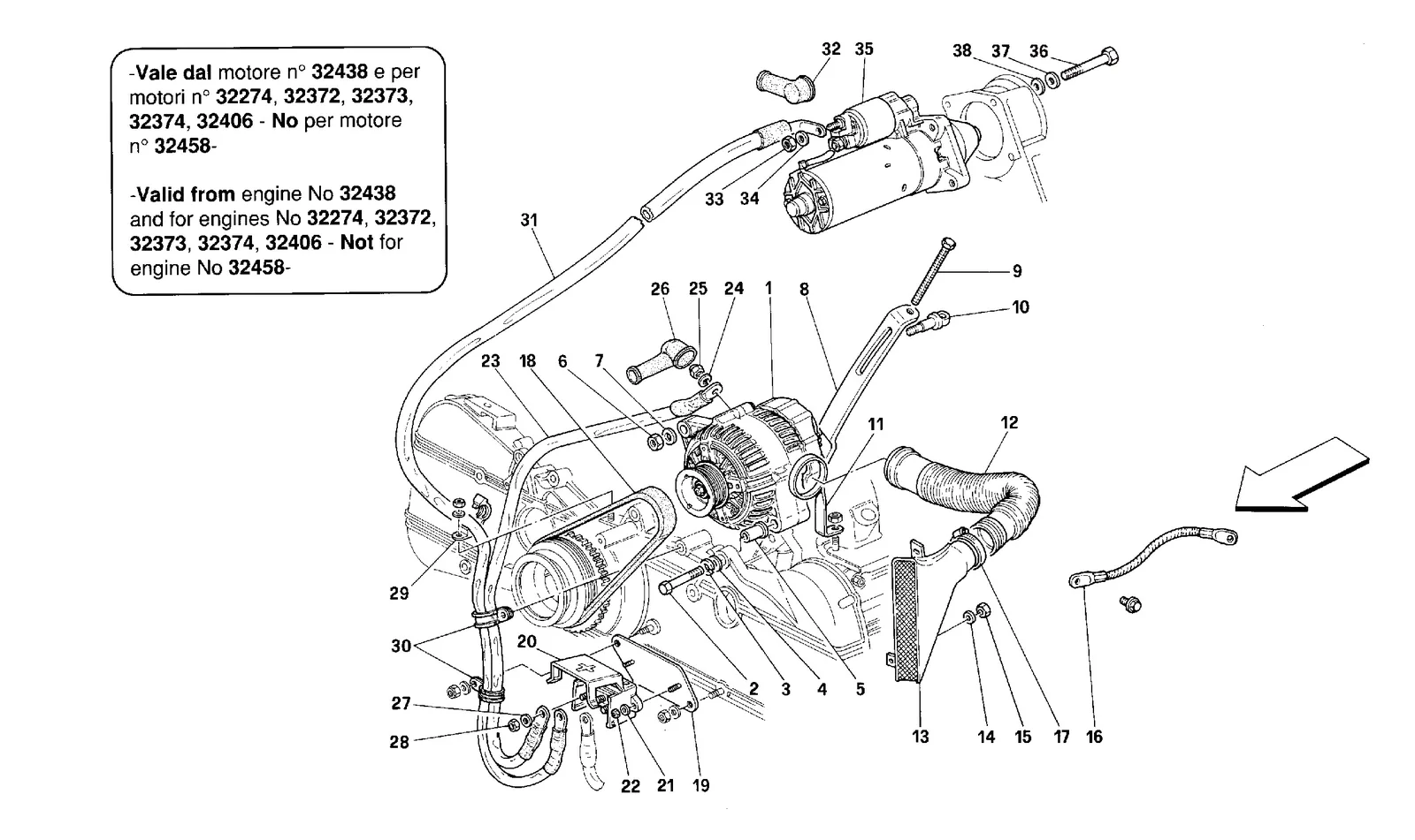 Current Generator -Valid From Engine No ...-
