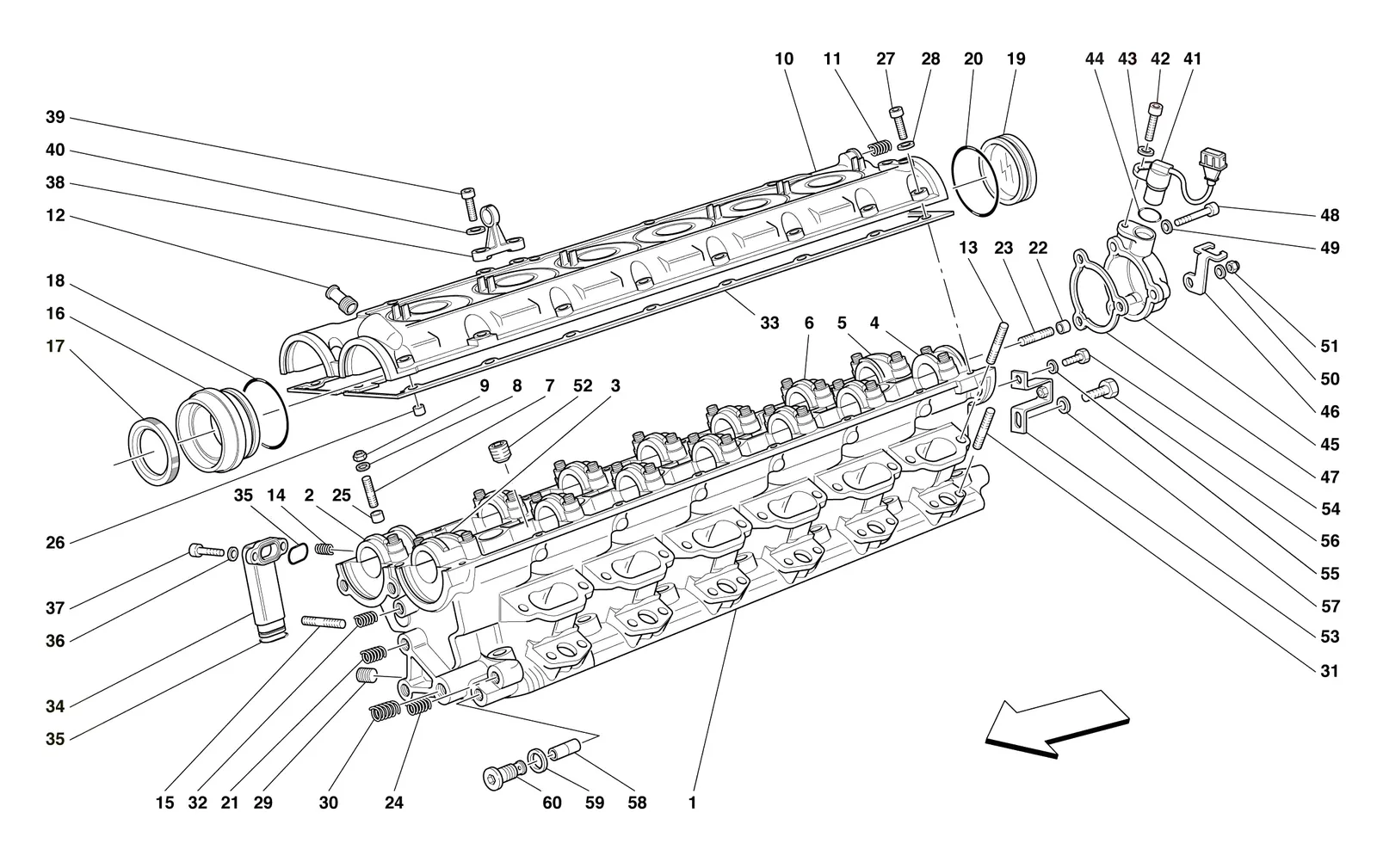 R.H. Cylinder Head