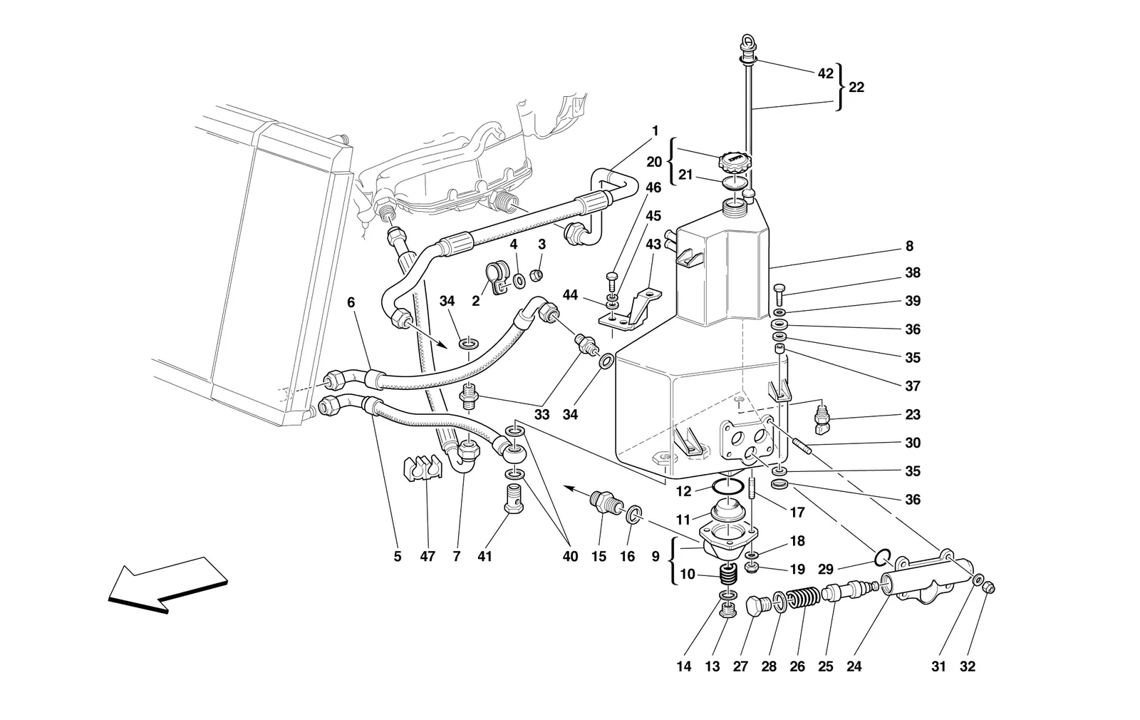 Lubrication System - Tank