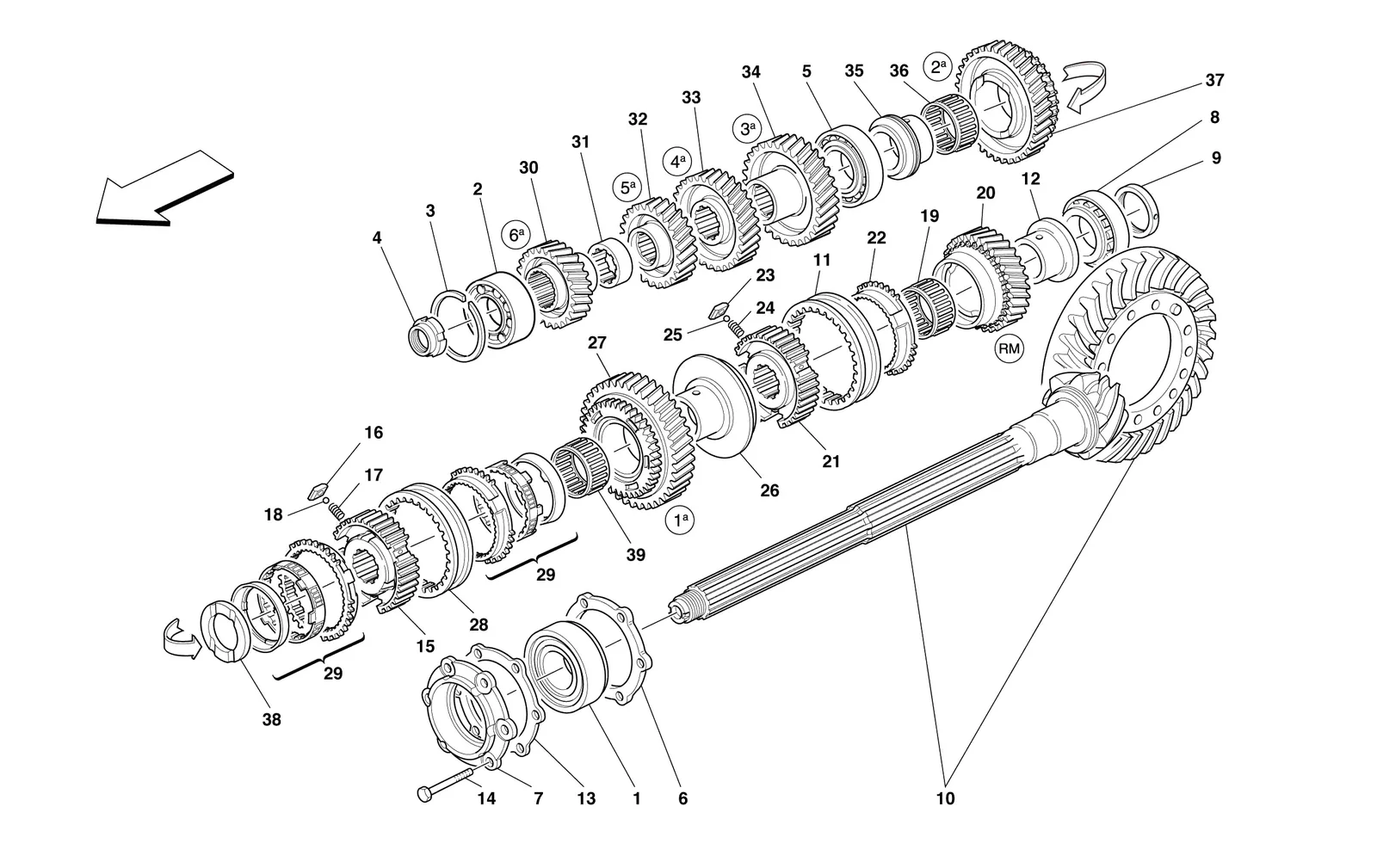 Lay Shaft Gears