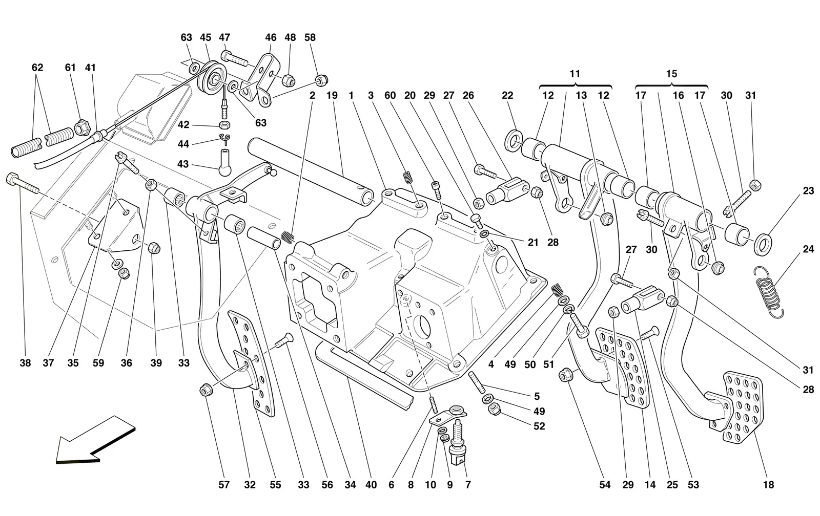 Pedals And Accelerator Control