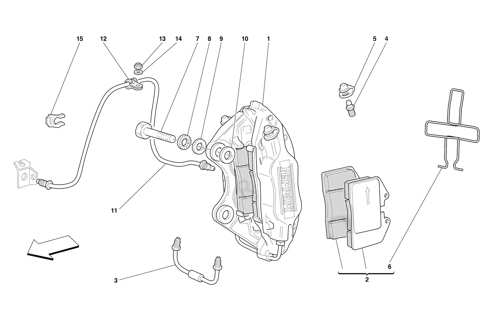 Caliper For Rear Brake