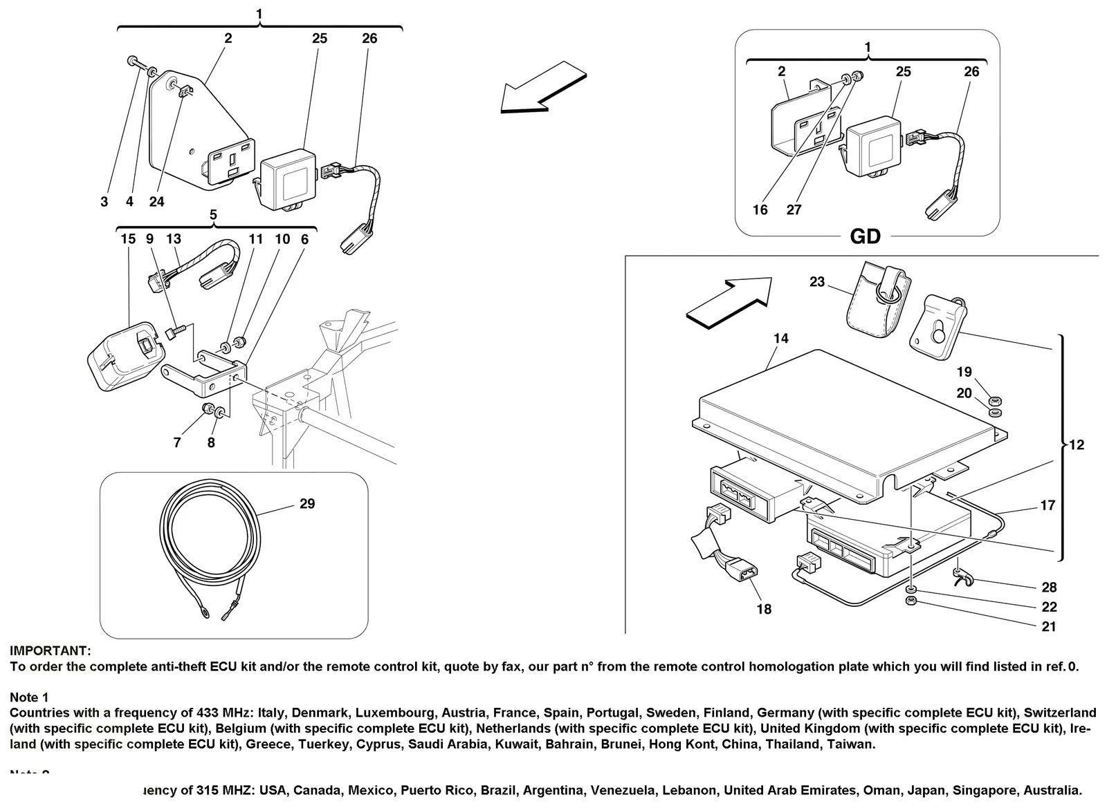 Anti-Theft Electrical Boards And Devices