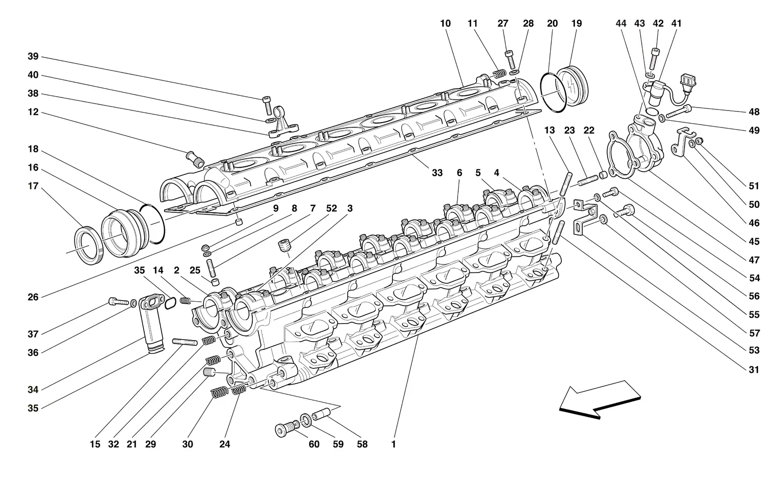 R.H. Cylinder Head