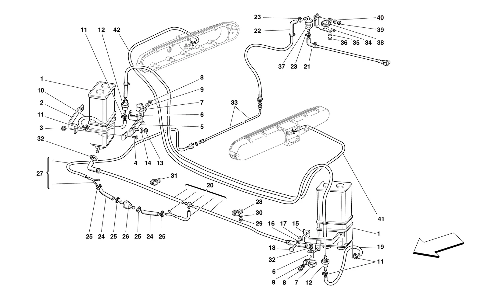 Antievaporation Device -Not For Usa M.Y. 99, Usa M.Y. 2000, Usa M.Y. 2001, Cdn M.Y. 99, Cdn M.Y. 200