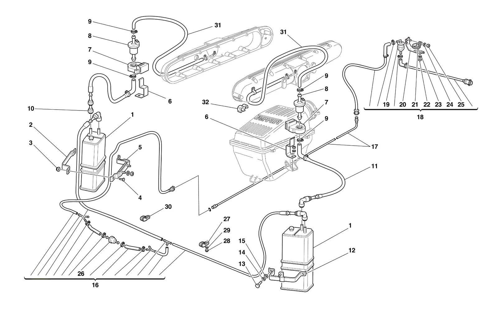 Antievaporation Device -Valid For Usa M.Y. 99 And Cdn M.Y. 99-