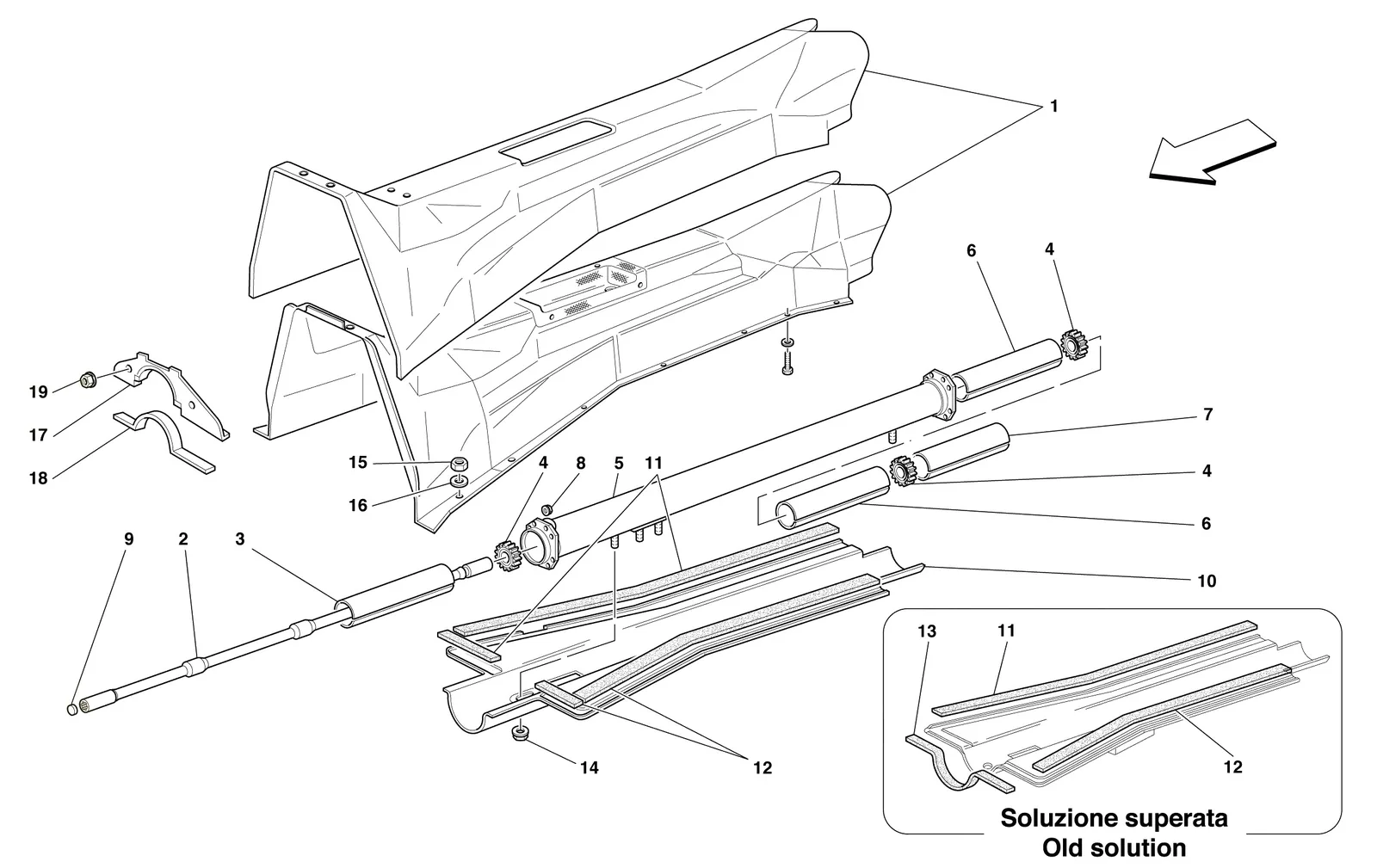 Engine/Gearbox Connecting Tube And Insulation