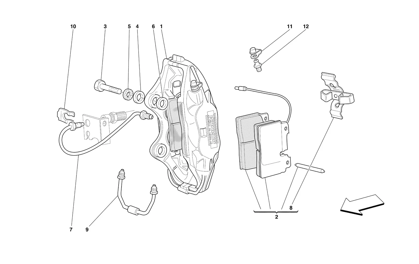 Caliper For Front Brake
