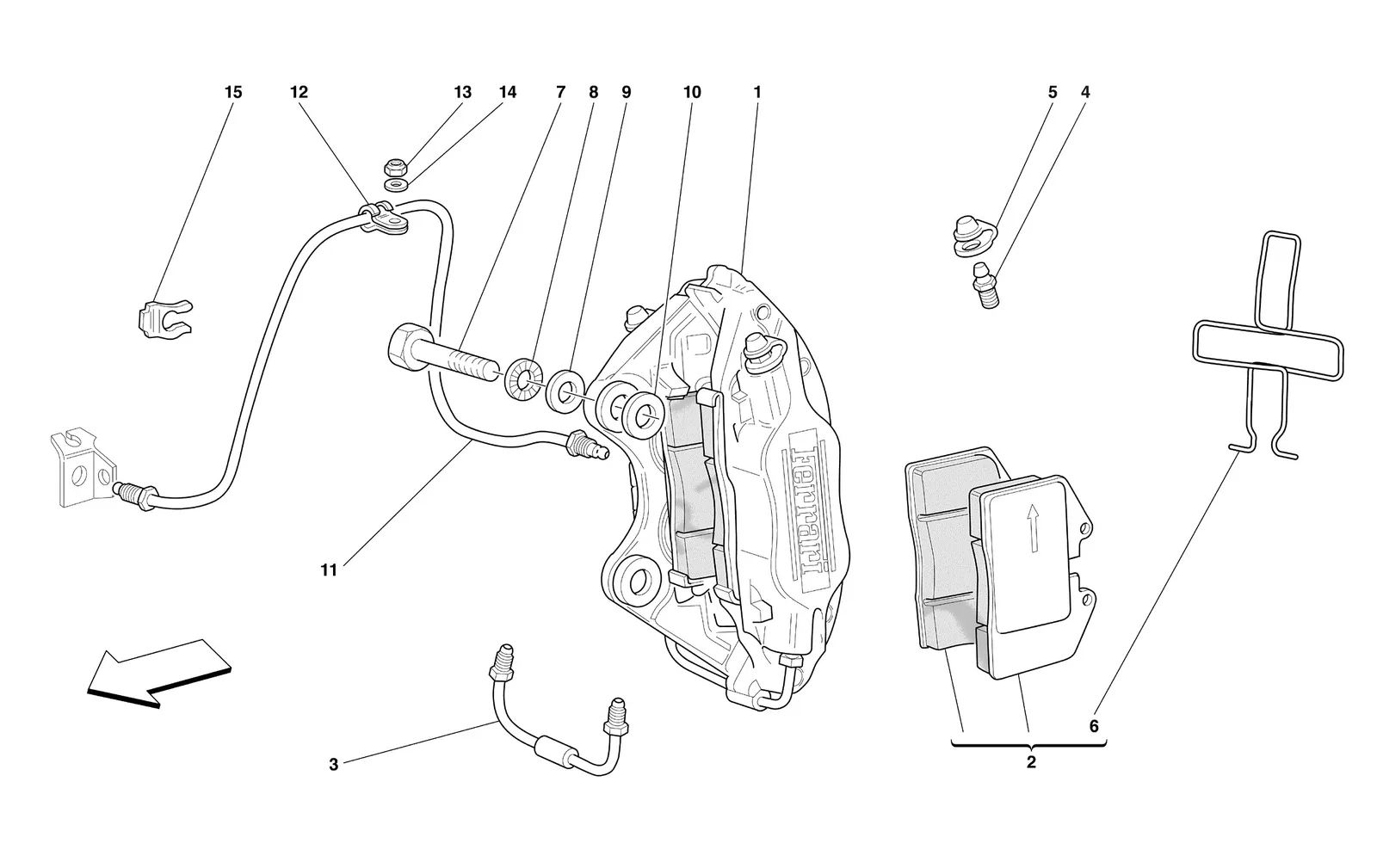 Caliper For Rear Brake