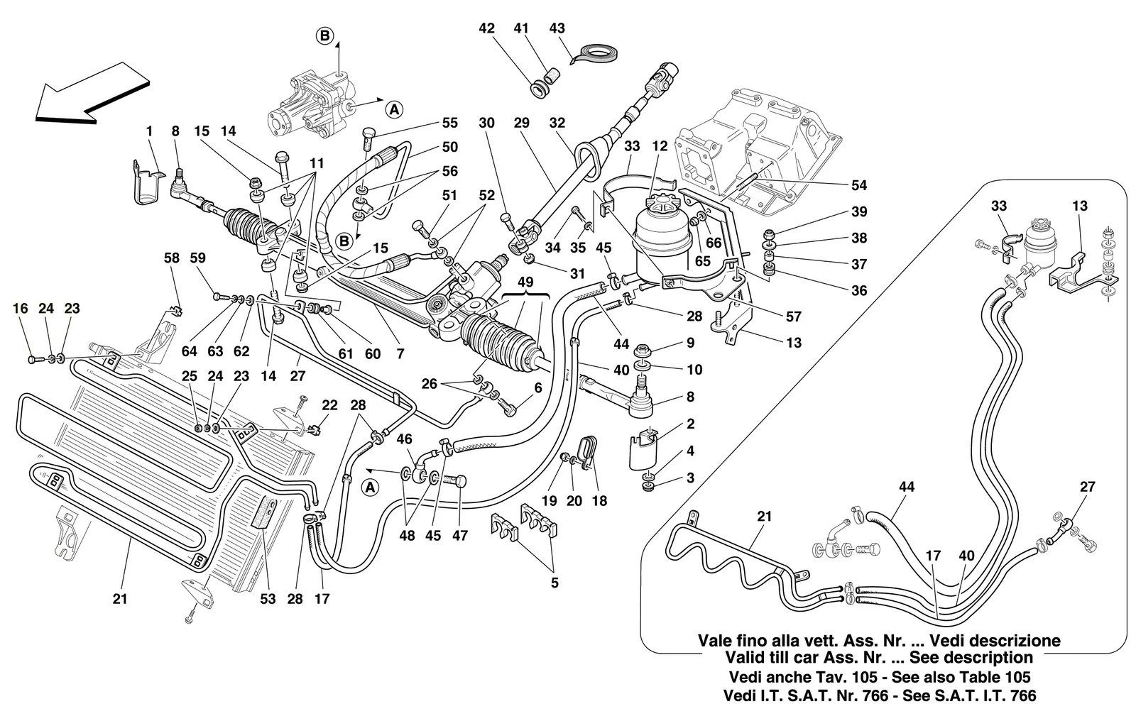 Hydraulic Steering Box And Serpentine