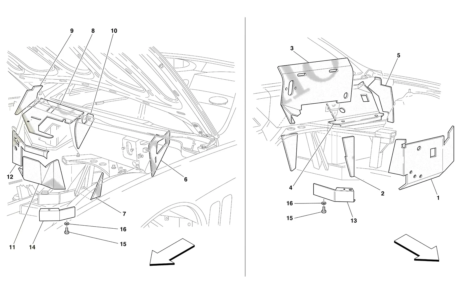 Engine Compartment Fire-Proof Insulations -Valid For Gd-