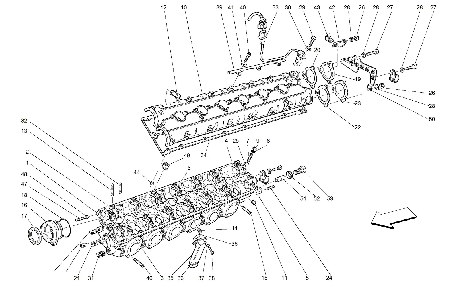L.H. Cylinder Head