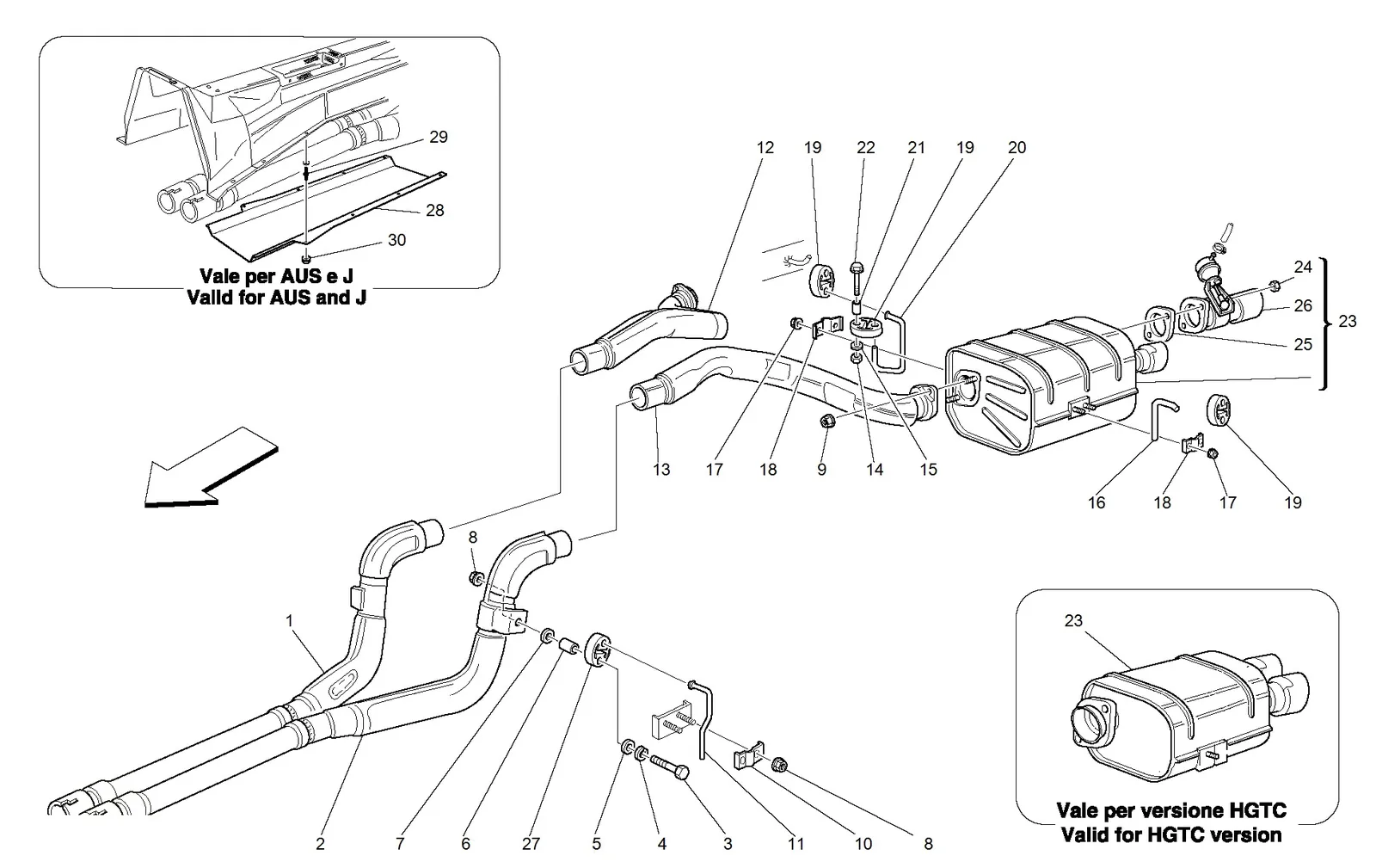 Rear Exhaust System