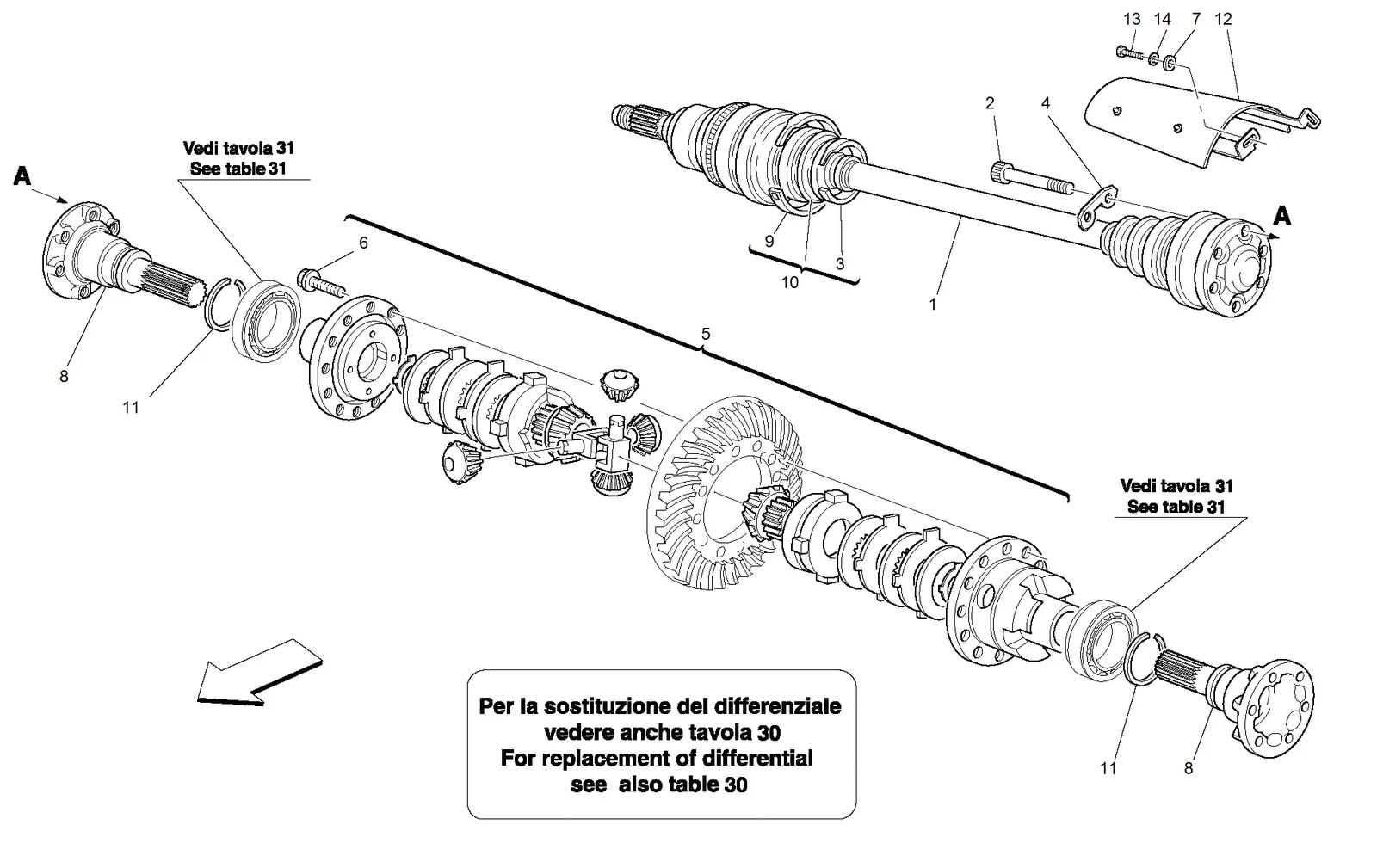 Differential And Axle Shaft