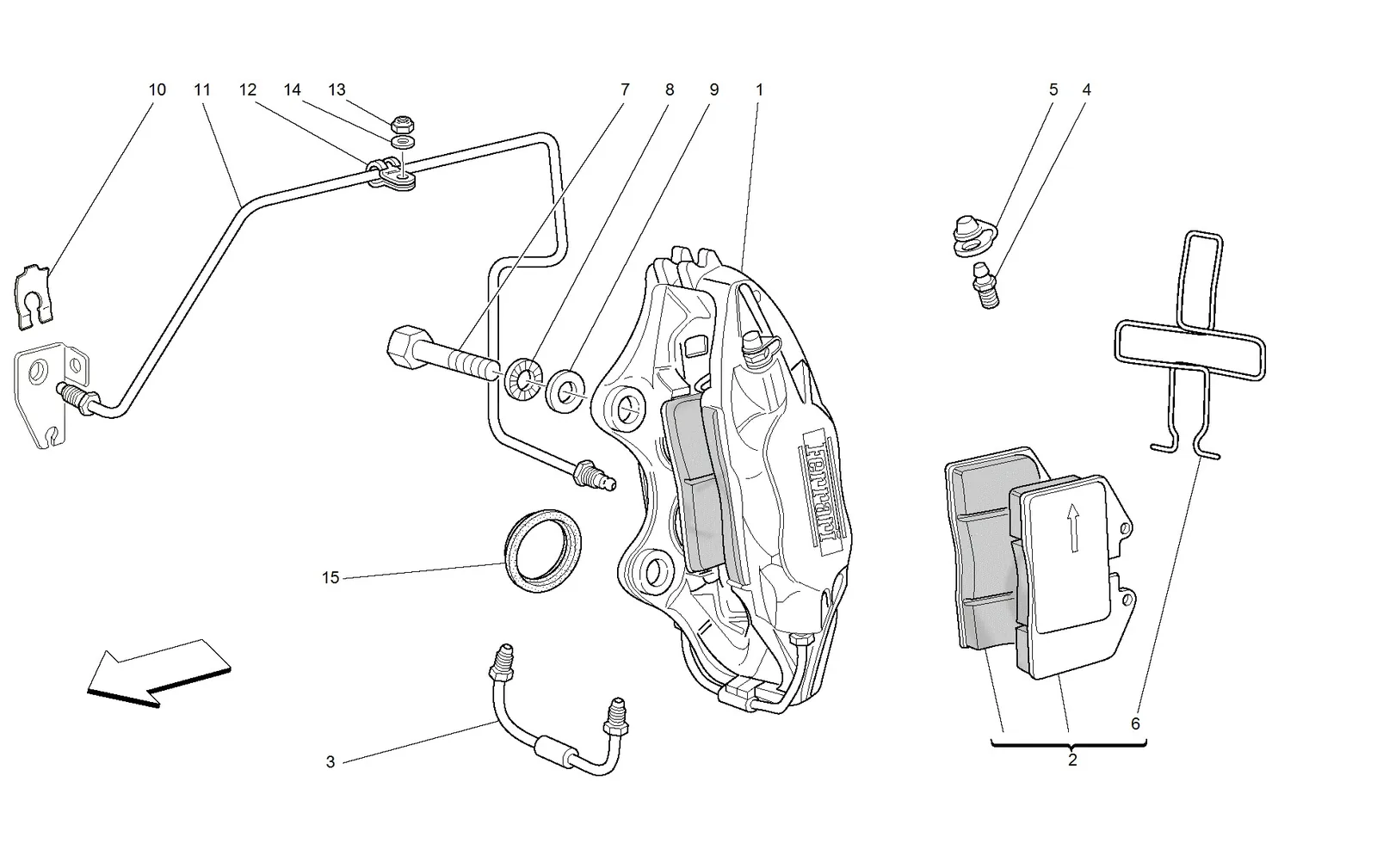 Caliper For Rear Brake