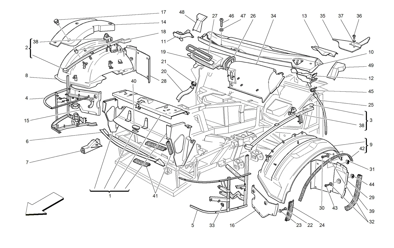 Front Structures And Components